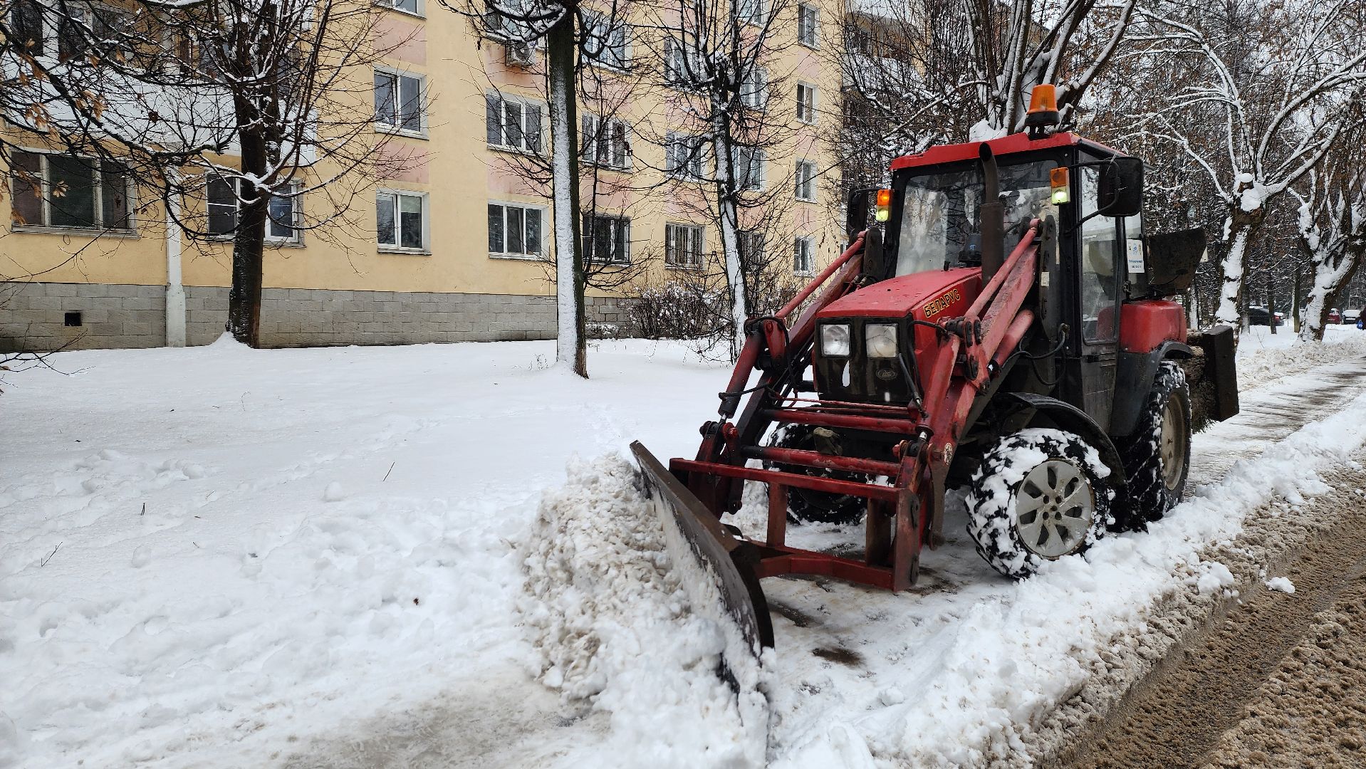 клин, уборка снега, жкх, снегопад,