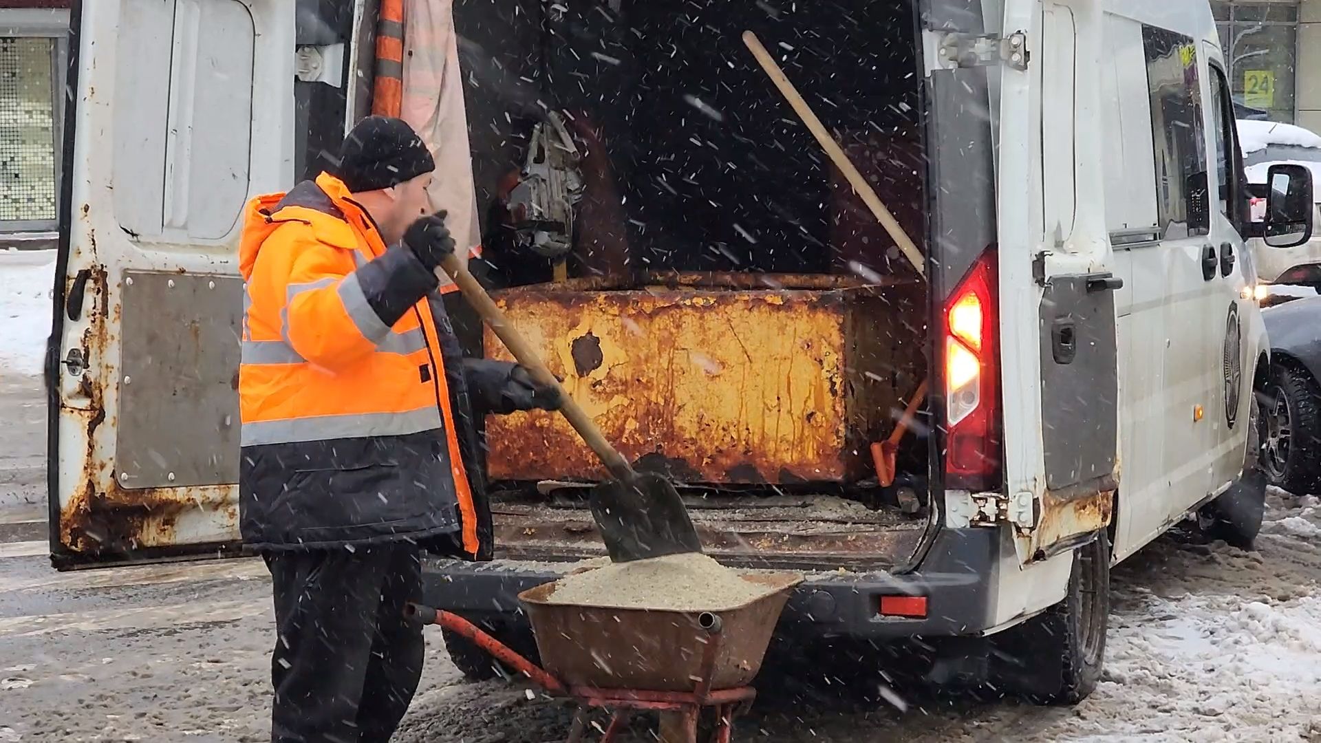 королёв, горзеленхозстрой, уборка снега королев,