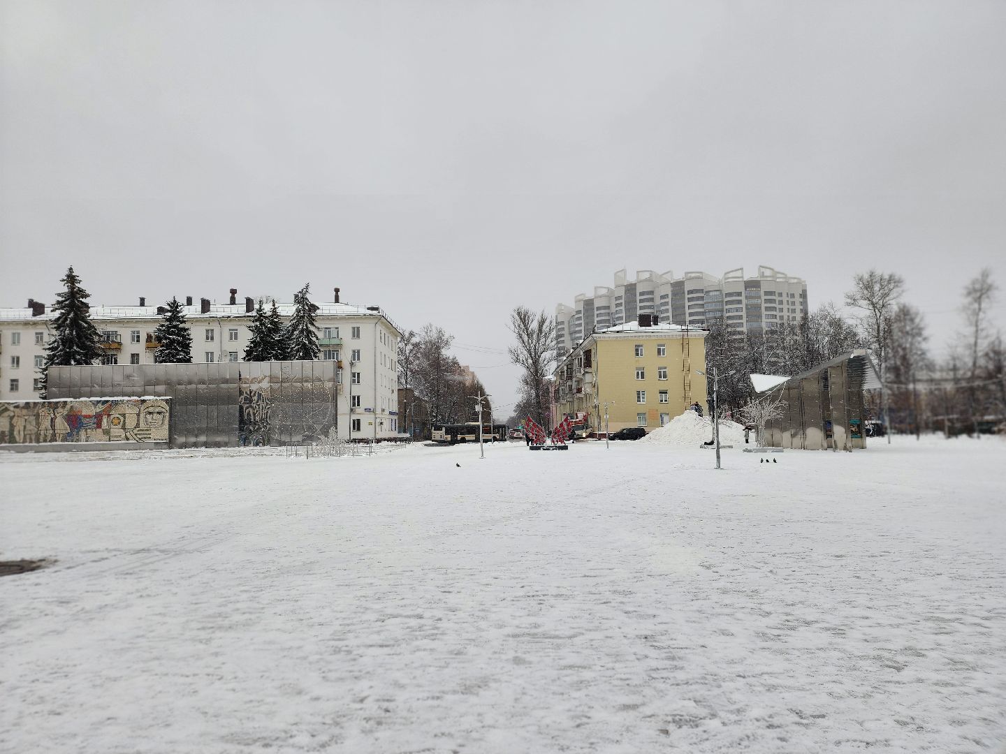 королёв, горзеленхозстрой, уборка снега королев,