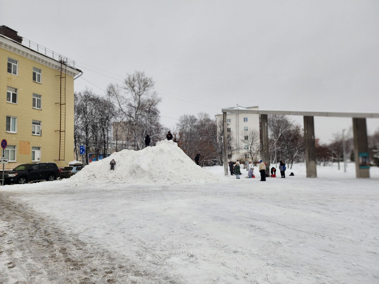 королёв, горзеленхозстрой, уборка снега королев,