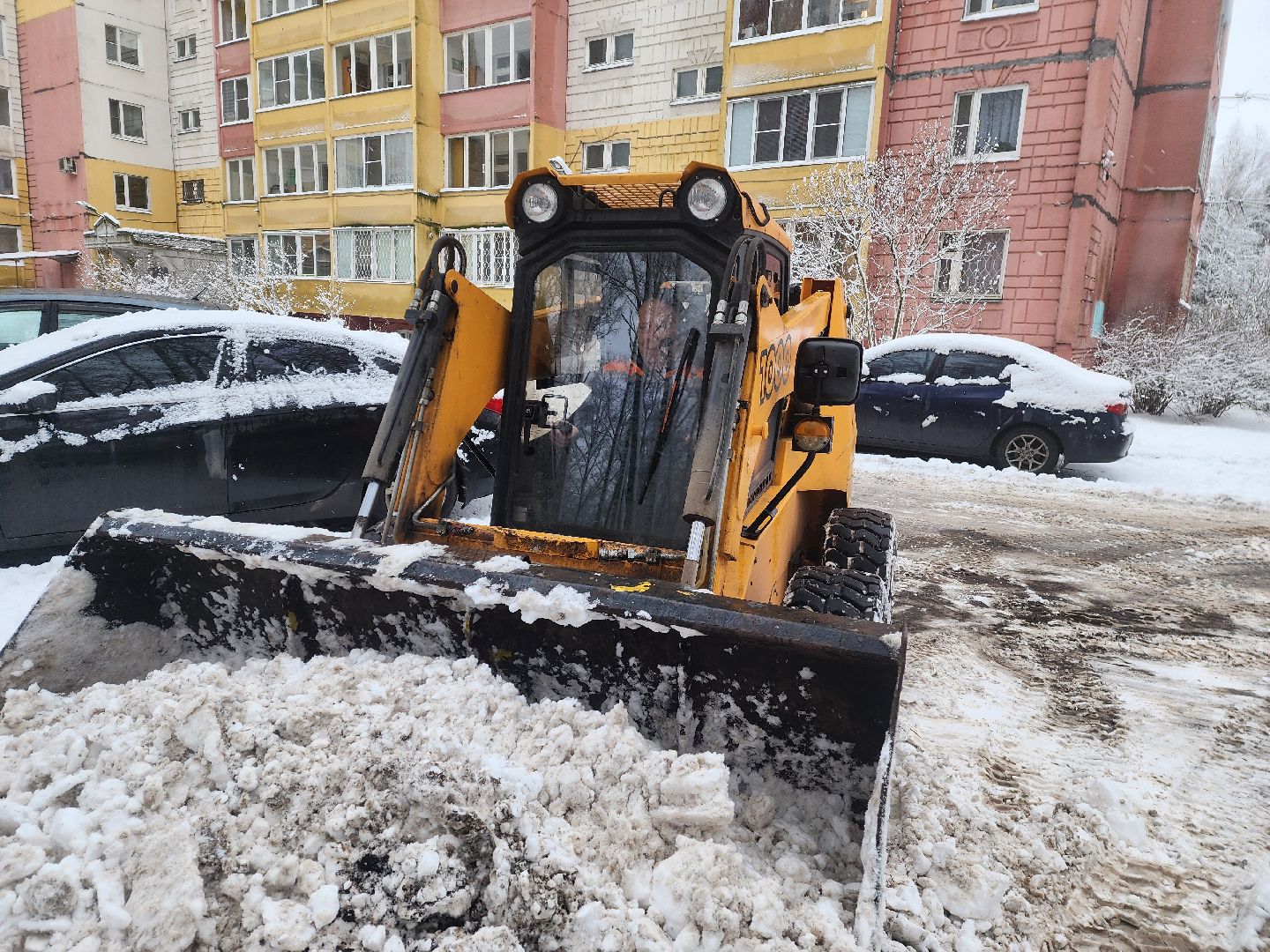 красноармейск, городской округ пушкинский, ликвидация последствий снегопада, уборка снега,