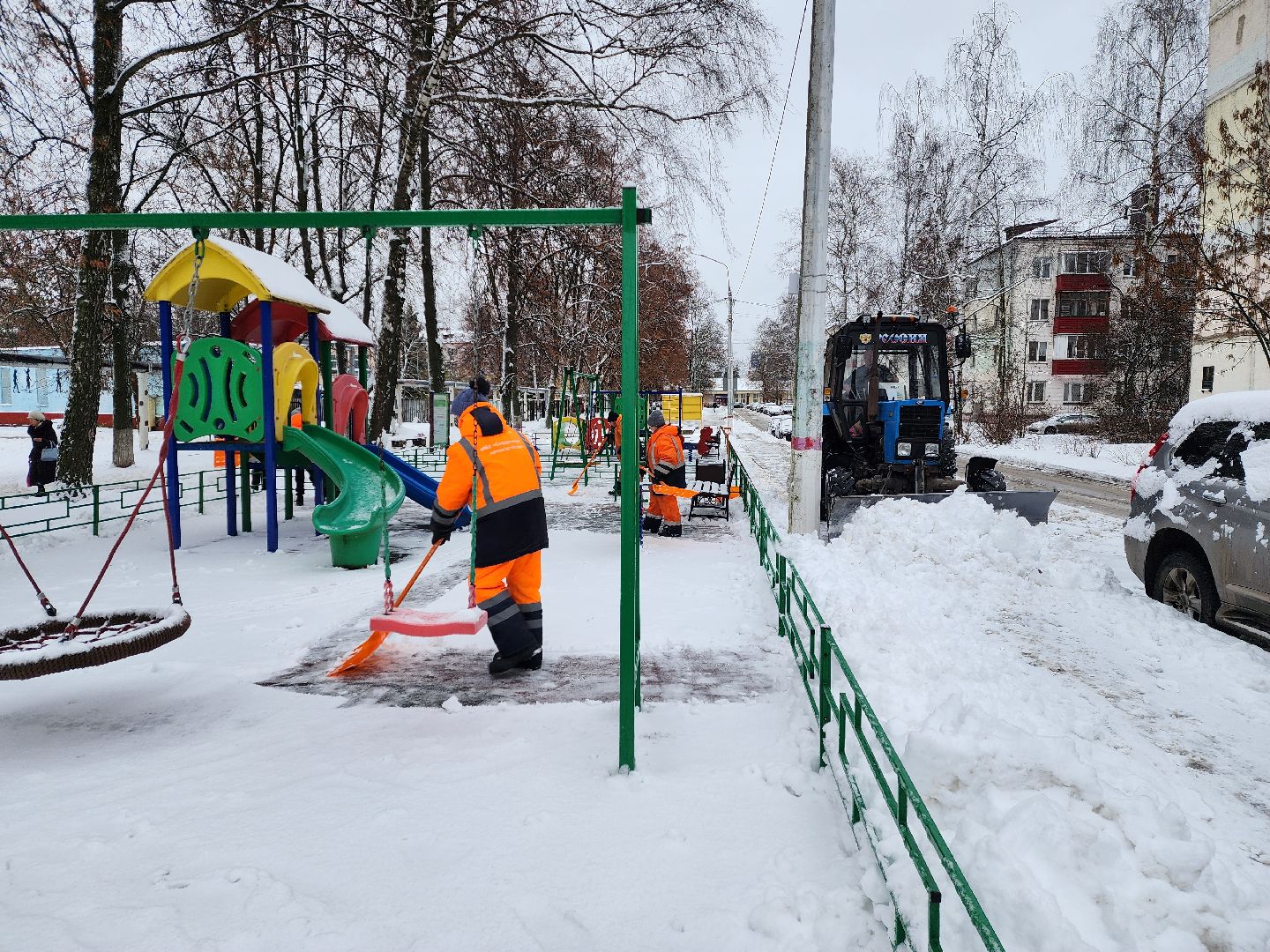раменское, жкх, уборка улиц и дворов от снега,