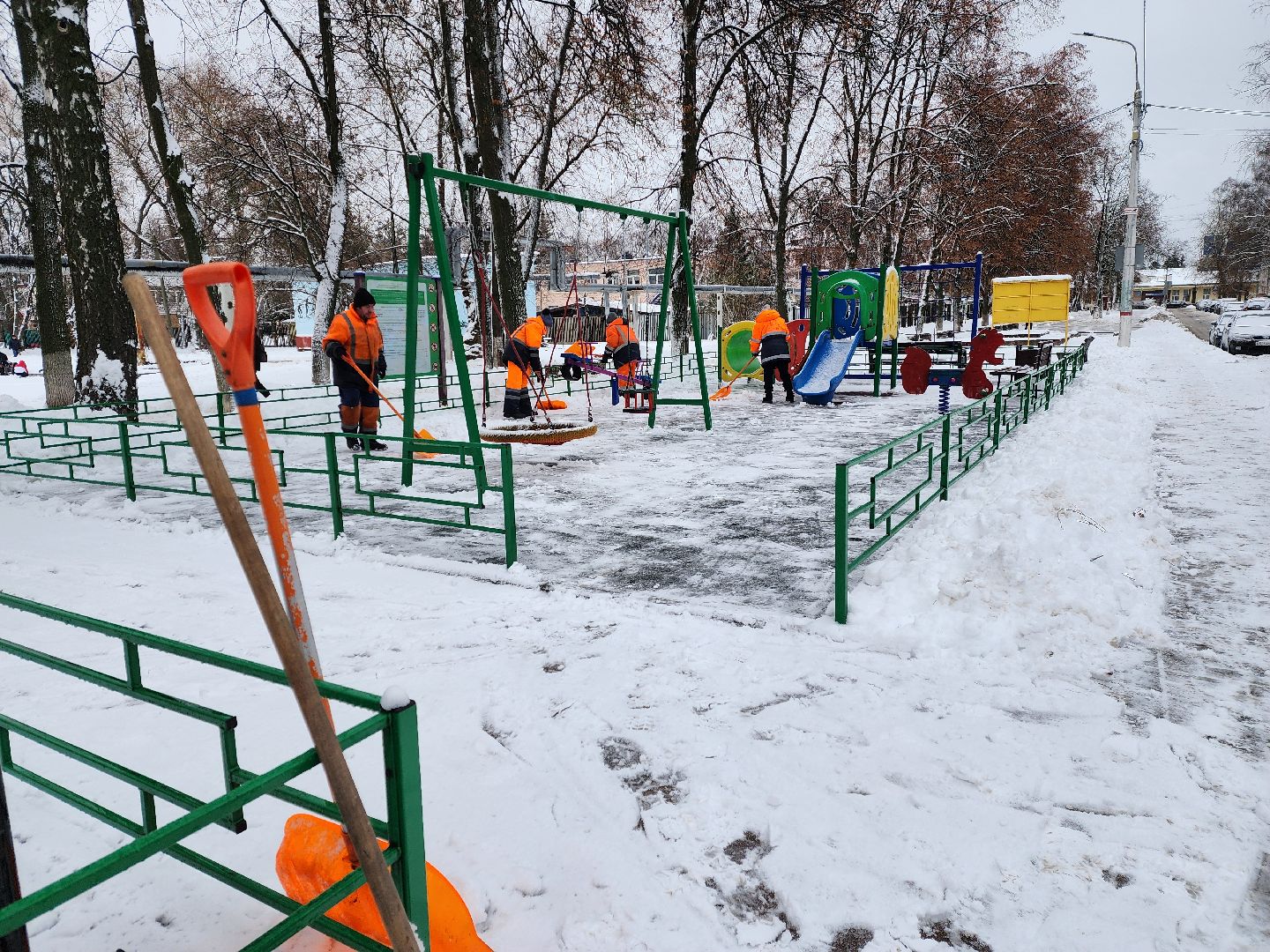 раменское, жкх, уборка улиц и дворов от снега,