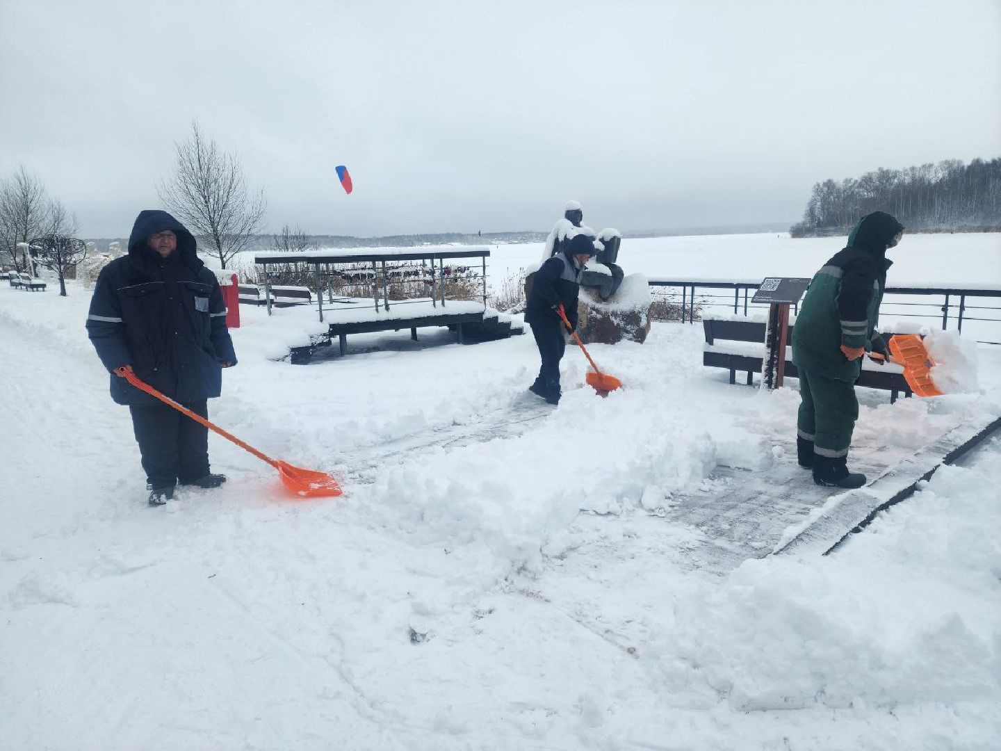 солнечногорск, зима, благоусиройство, снегопад,