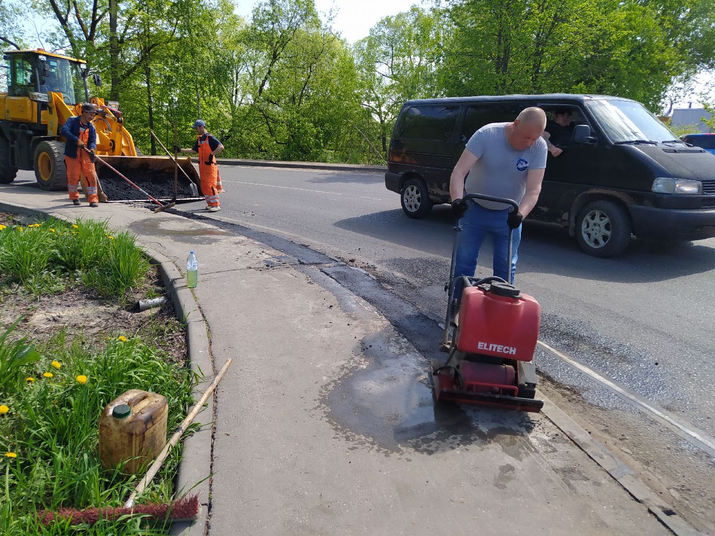 Ямочный ремонт, дороги, асфальт