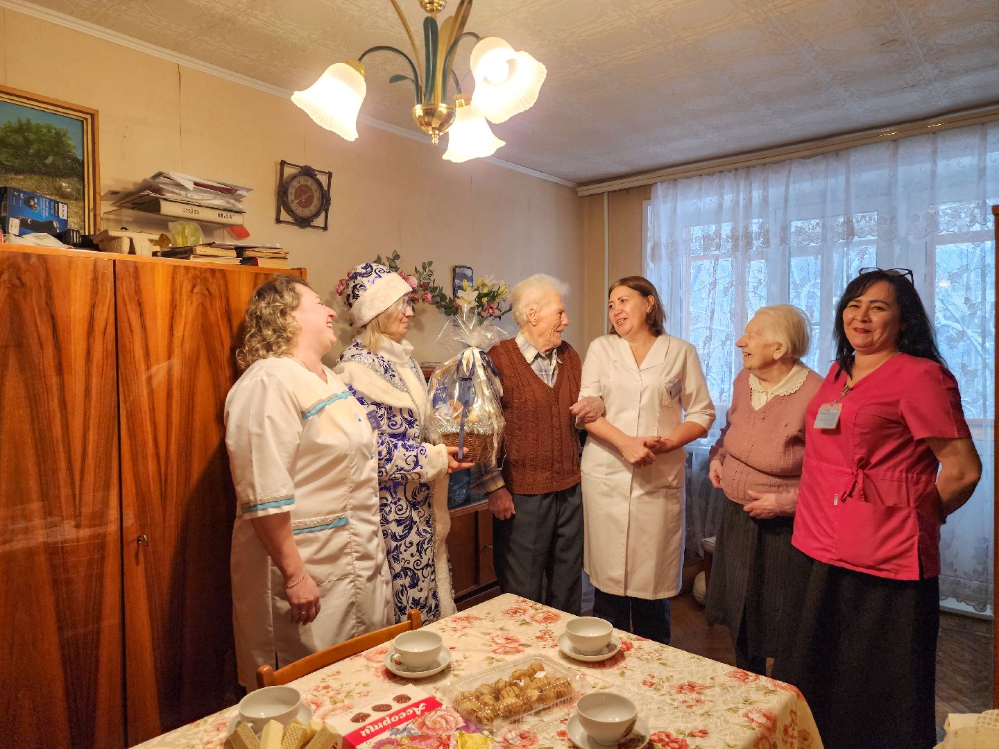 Подольск, ветераны великой отечественной войны, Поздравление ветеранов вов, Поздравление с наступающим новым годом, покб,