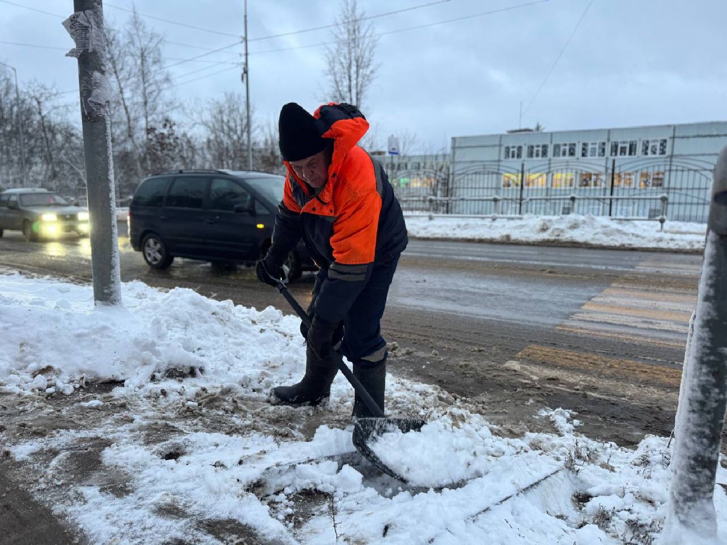 Сергиев Посад, снегопад, МЧС,