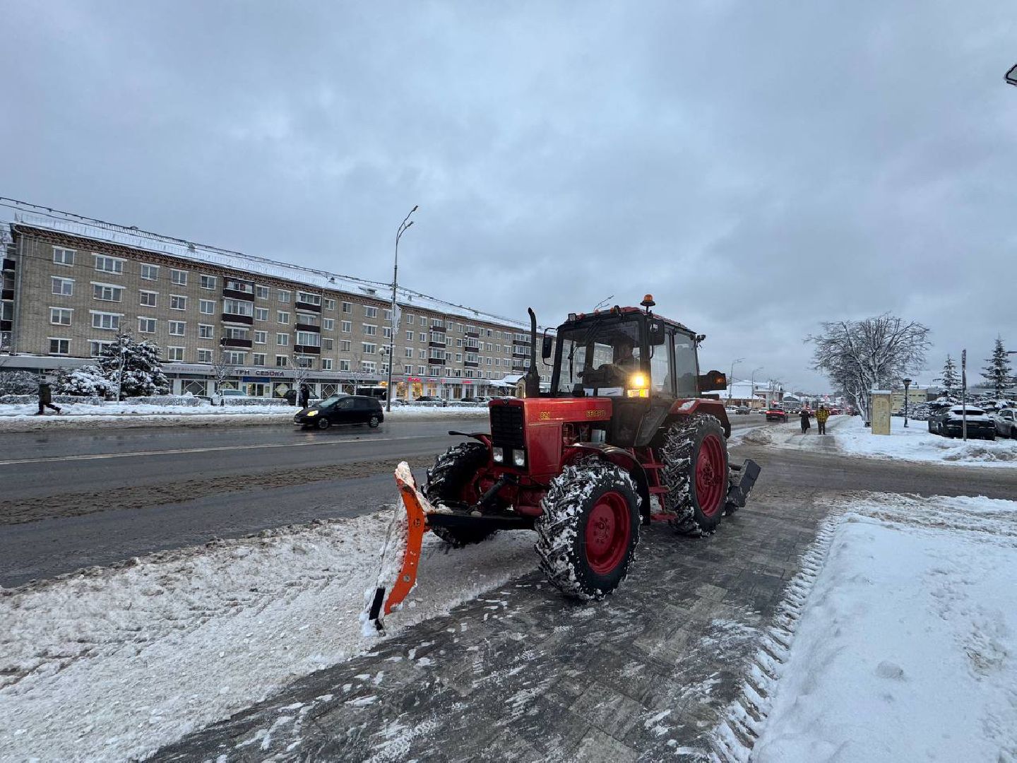 Сергиев Посад, снегопад, МЧС,