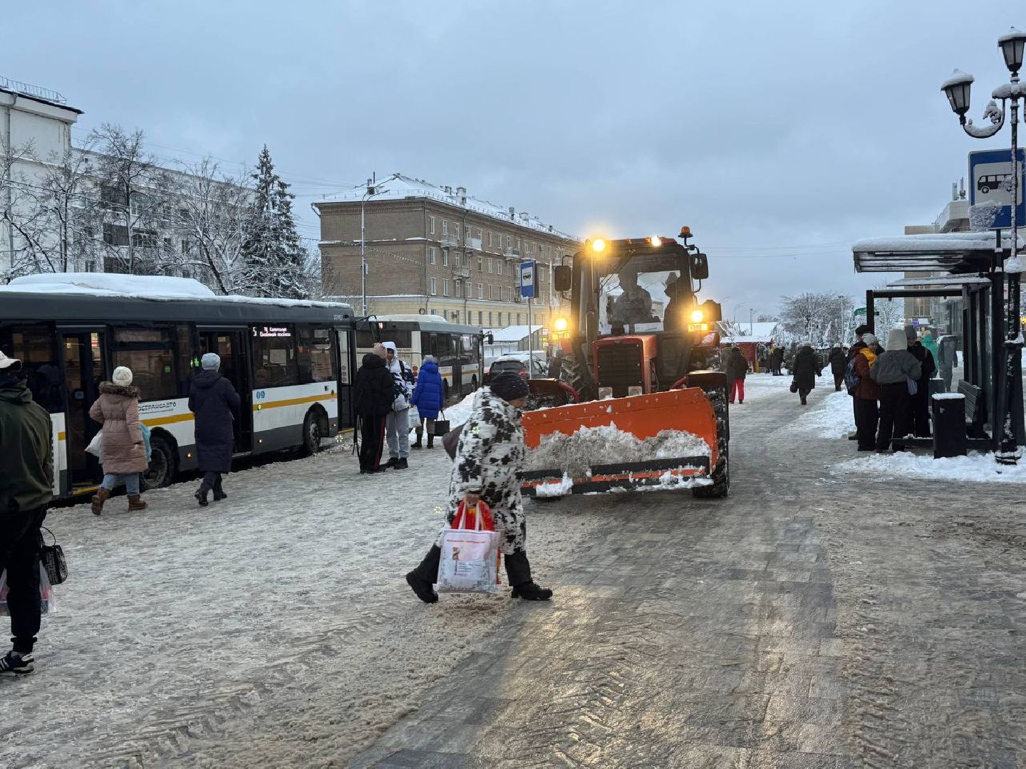 Сергиев Посад, снегопад, МЧС,