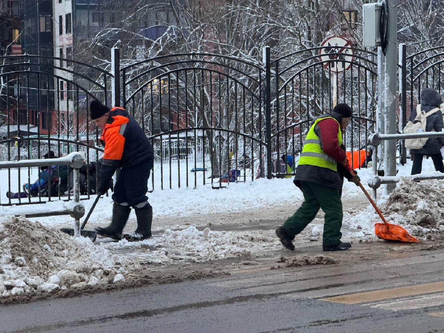 Сергиев Посад, снегопад, МЧС,