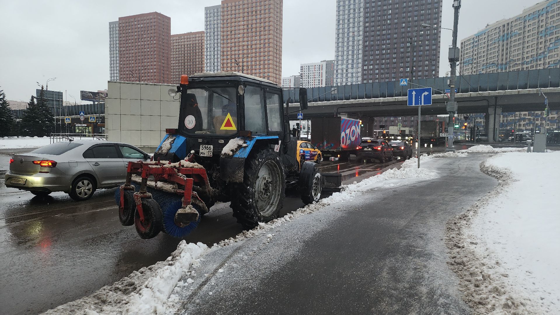 люберцы, уборка снега, снегопад,