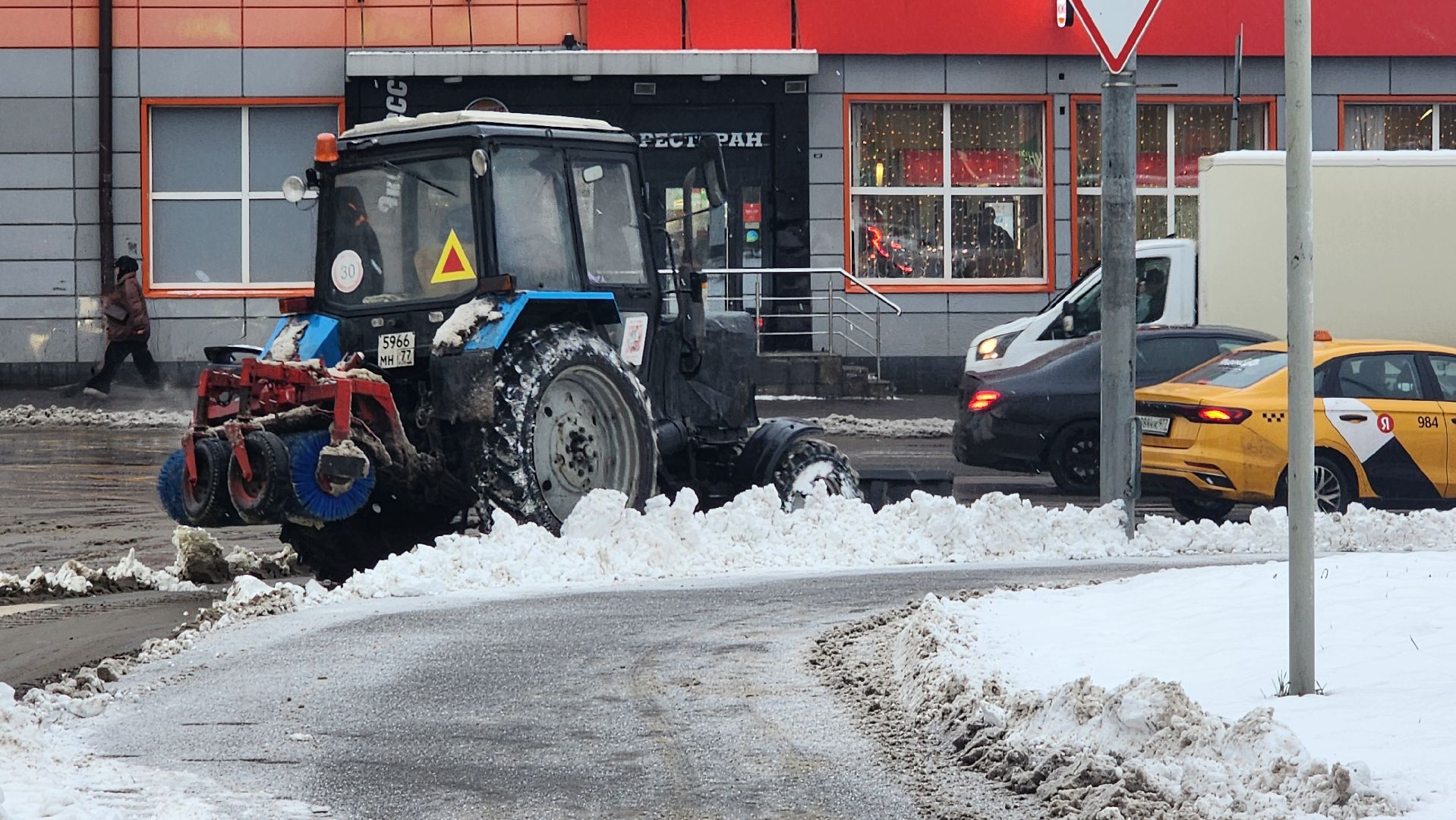 люберцы, уборка снега, снегопад,