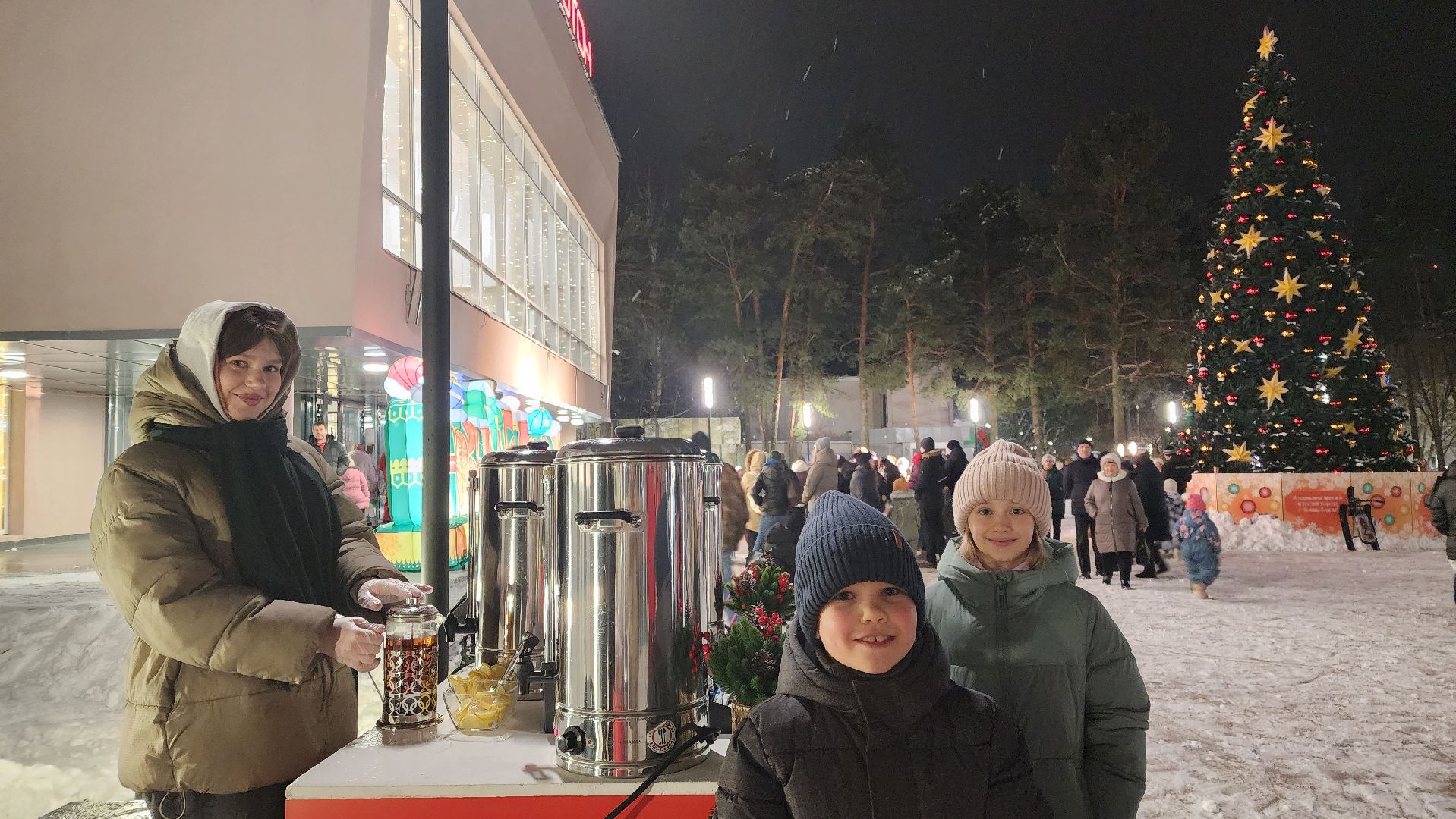 протвино, встреча деда мороза, новый год,