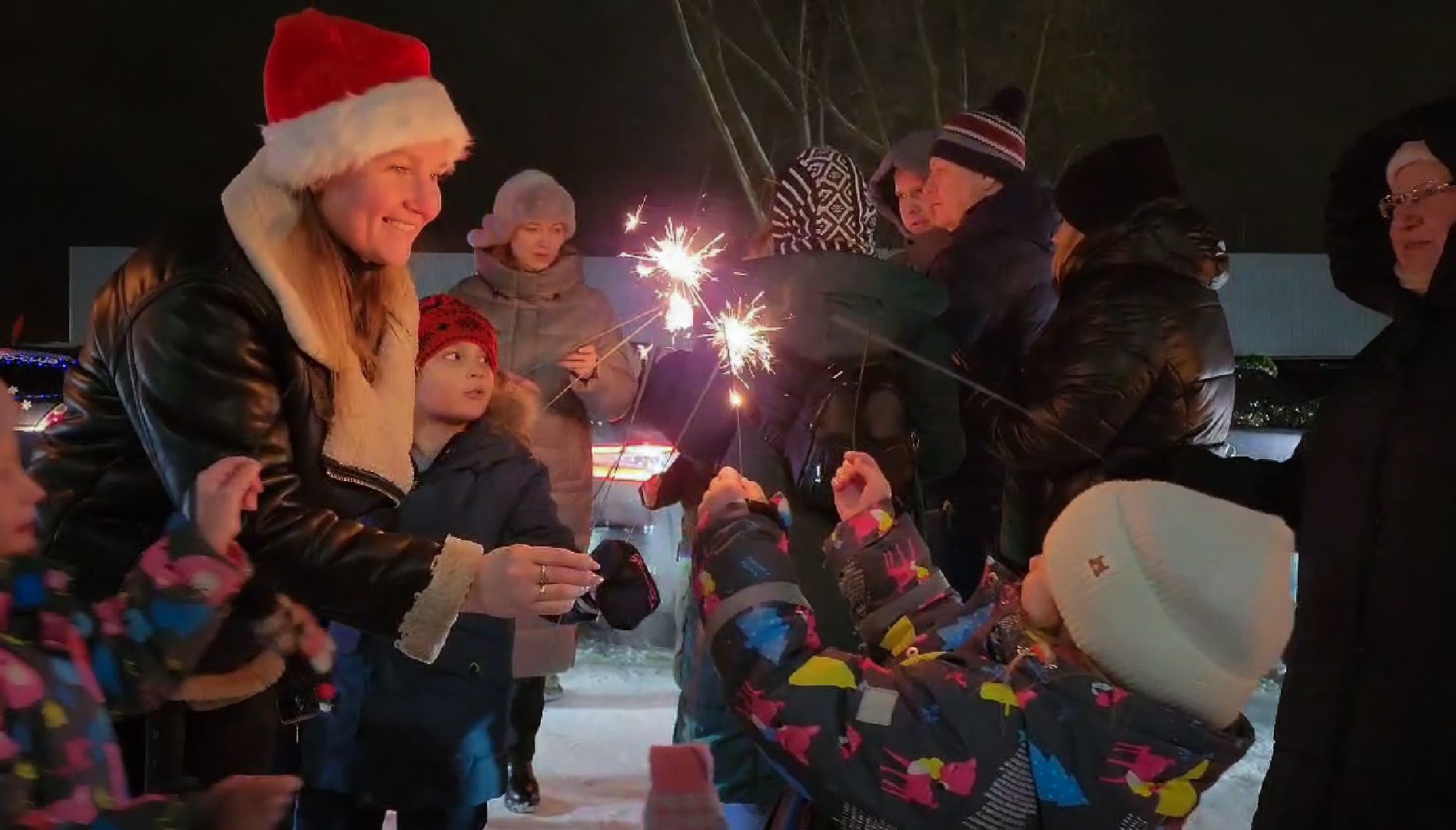 бронницы, новогодний флешмоб в бронницах, бронницкие автомобилисты,