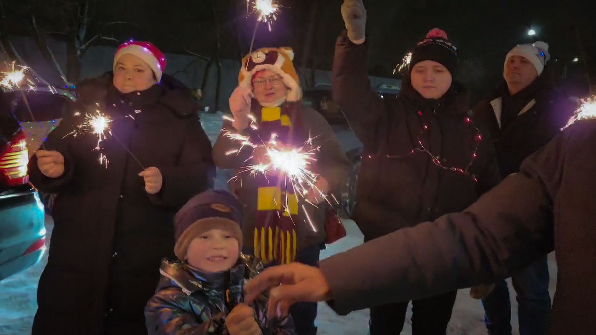 бронницы, новогодний флешмоб в бронницах, бронницкие автомобилисты,