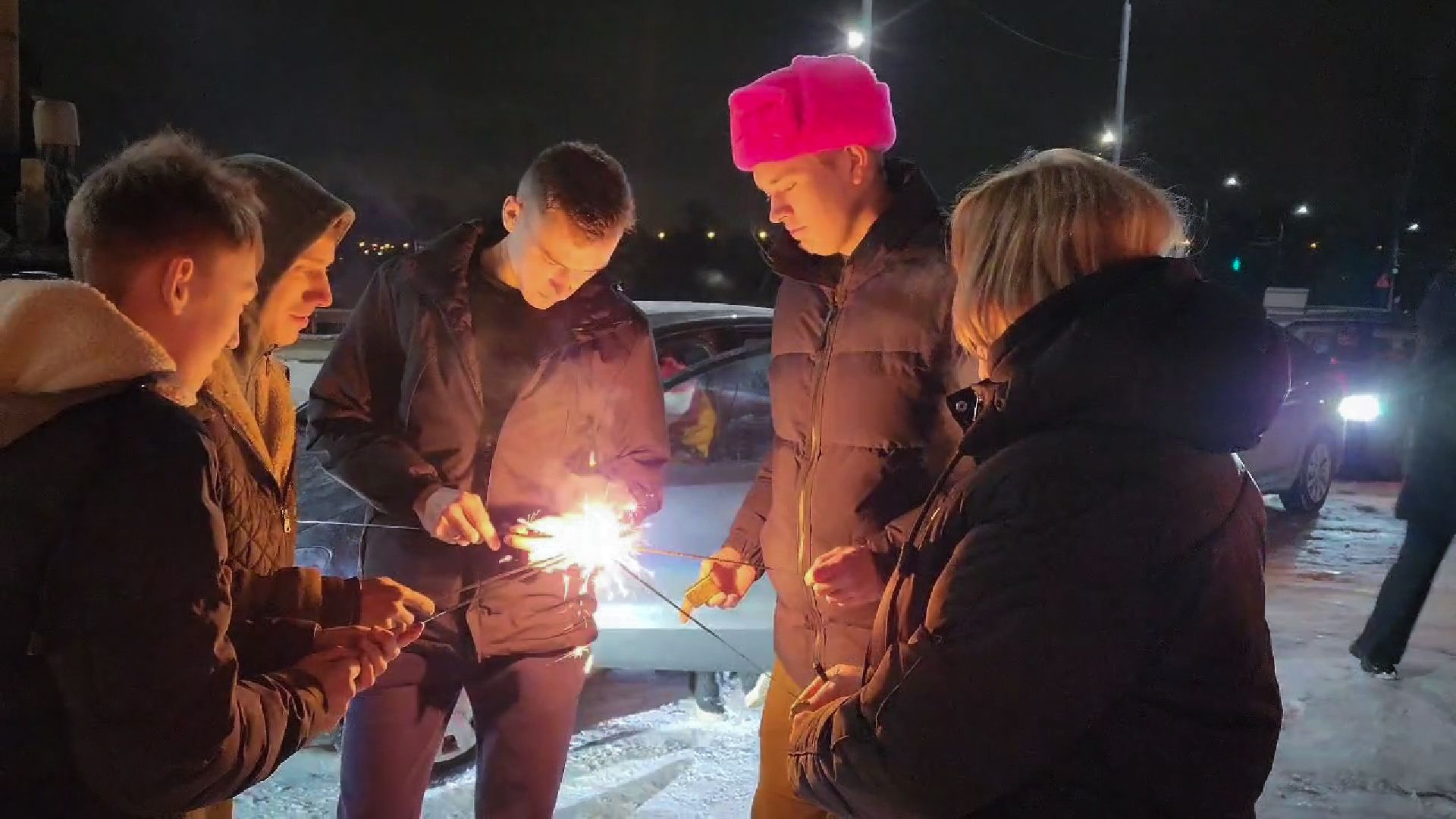 бронницы, новогодний флешмоб в бронницах, бронницкие автомобилисты,