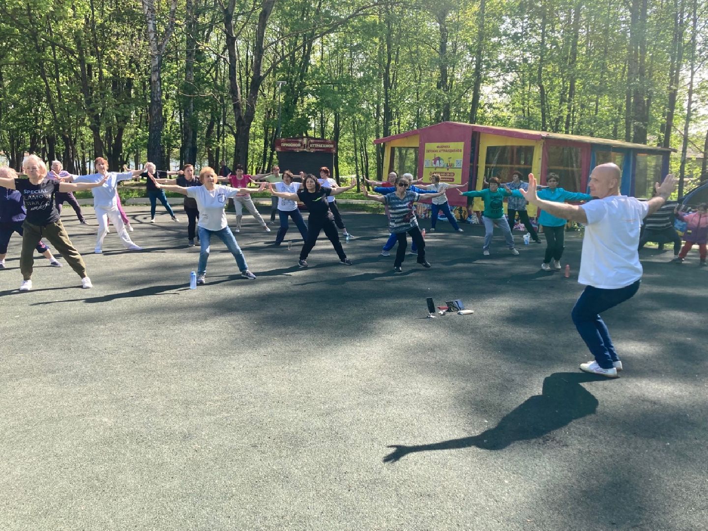Солнечногорск, парк, цигун, активное долголетие, здоровье