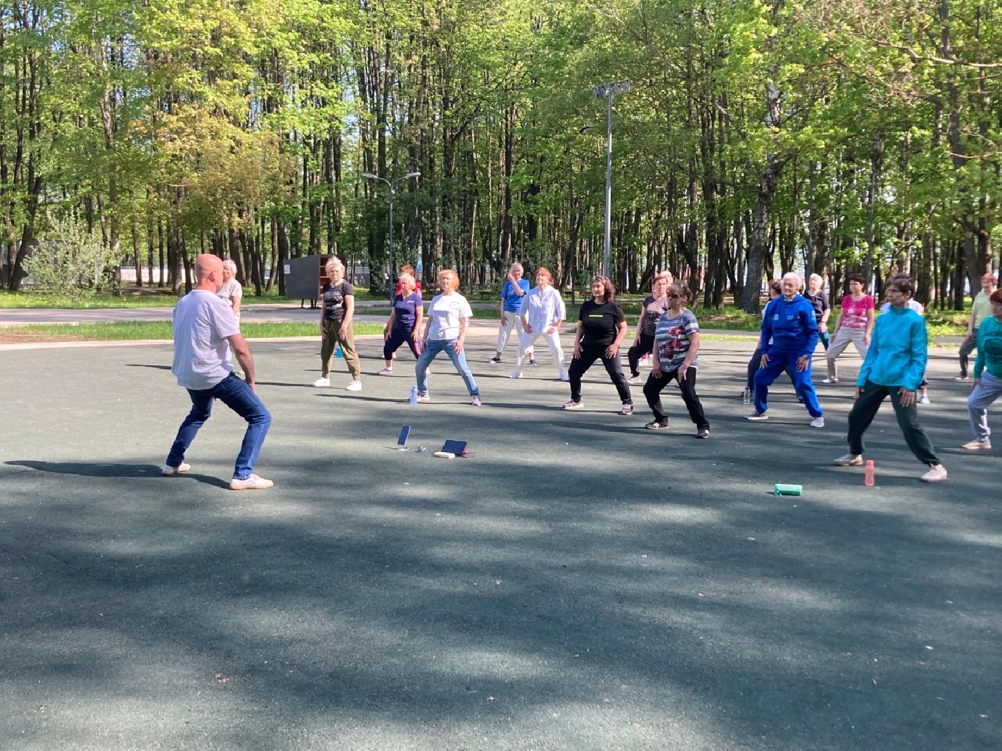 Солнечногорск, парк, цигун, активное долголетие, здоровье