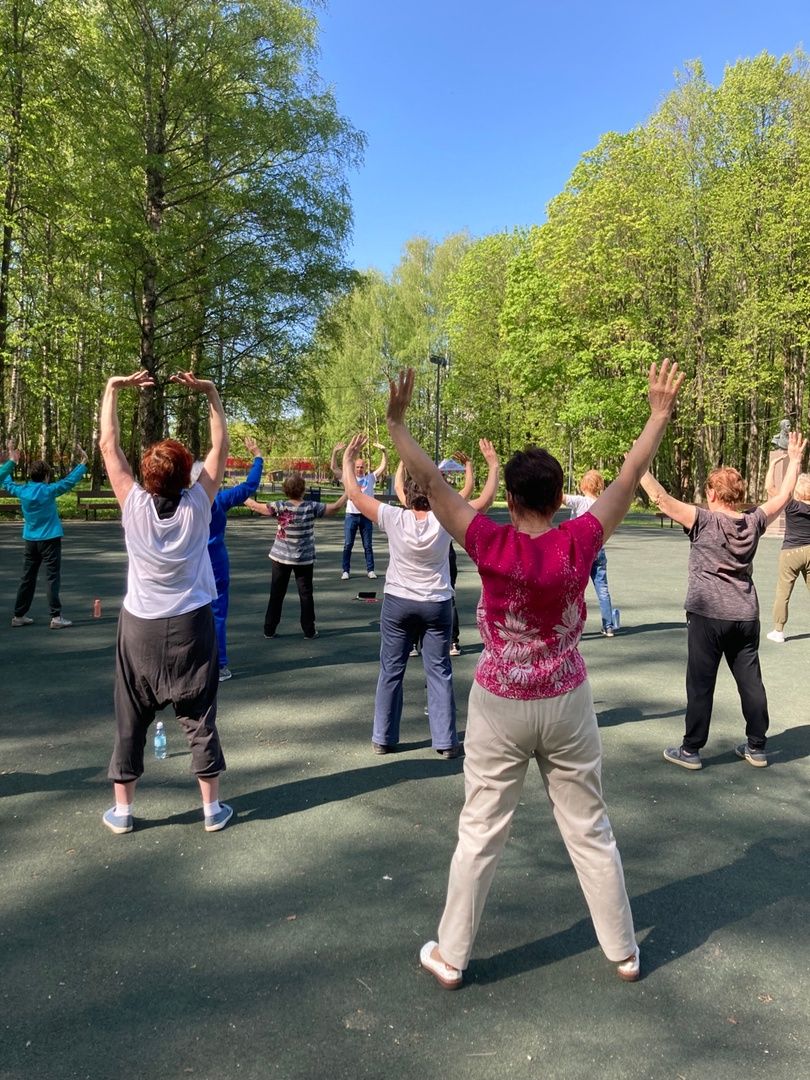 Солнечногорск, парк, цигун, активное долголетие, здоровье