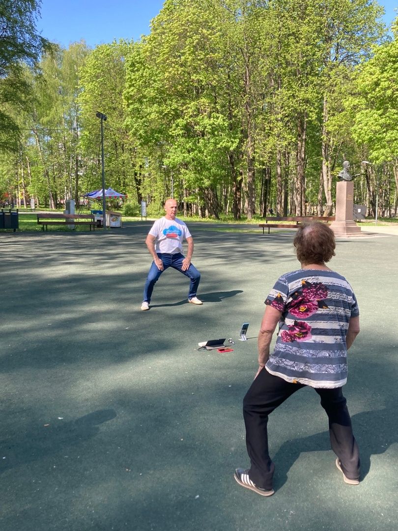 Солнечногорск, парк, цигун, активное долголетие, здоровье