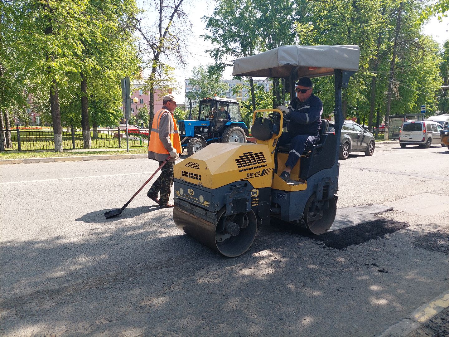 ремонт дорог, благоустройство, ямочный ремонт,