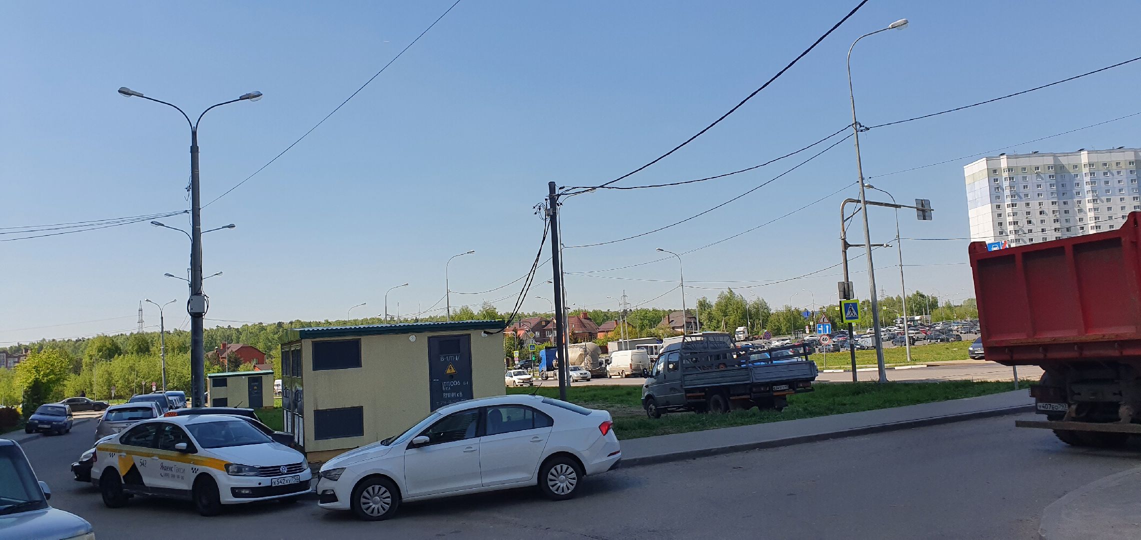 микрорайон Южный, парковки, Домодедово