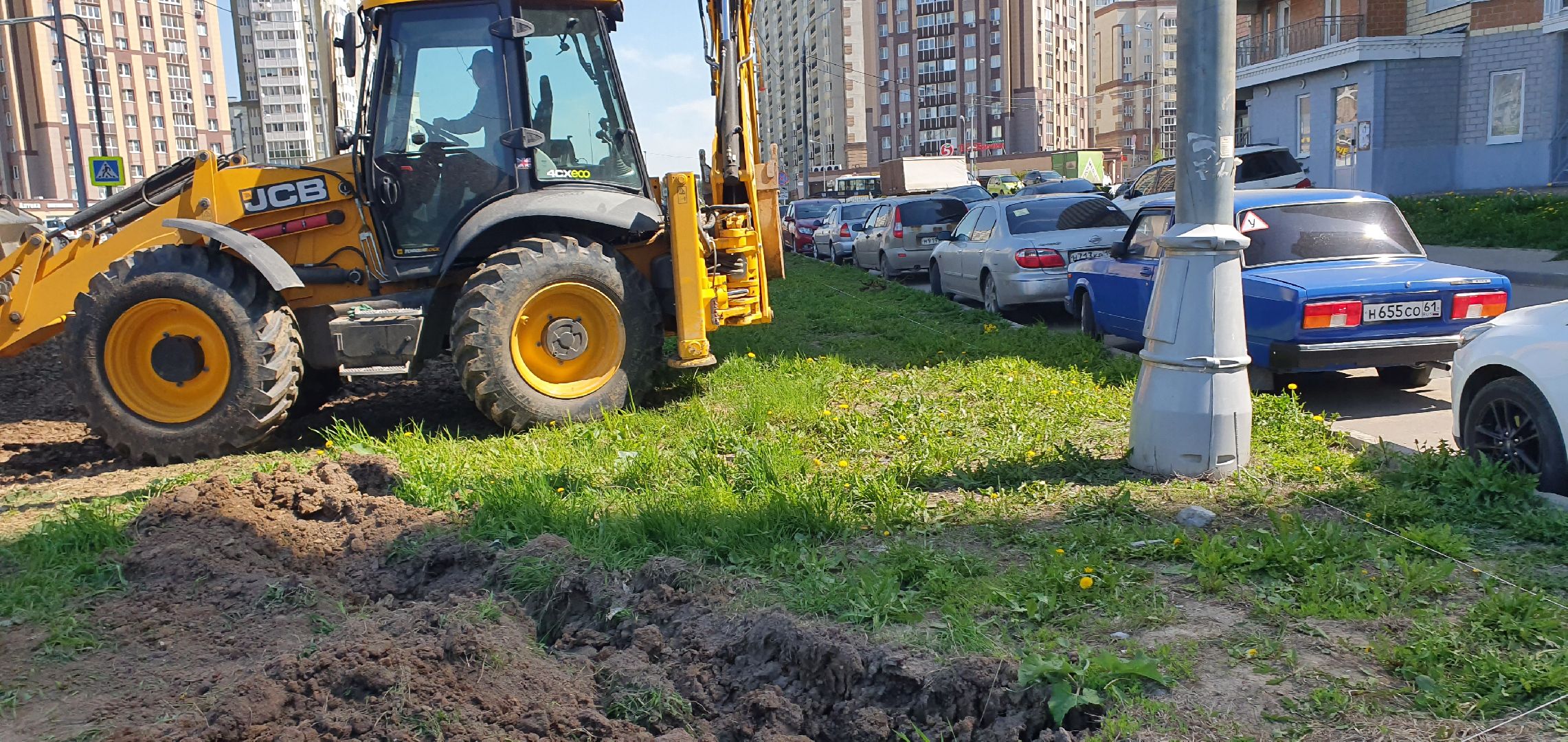 микрорайон Южный, парковки, Домодедово