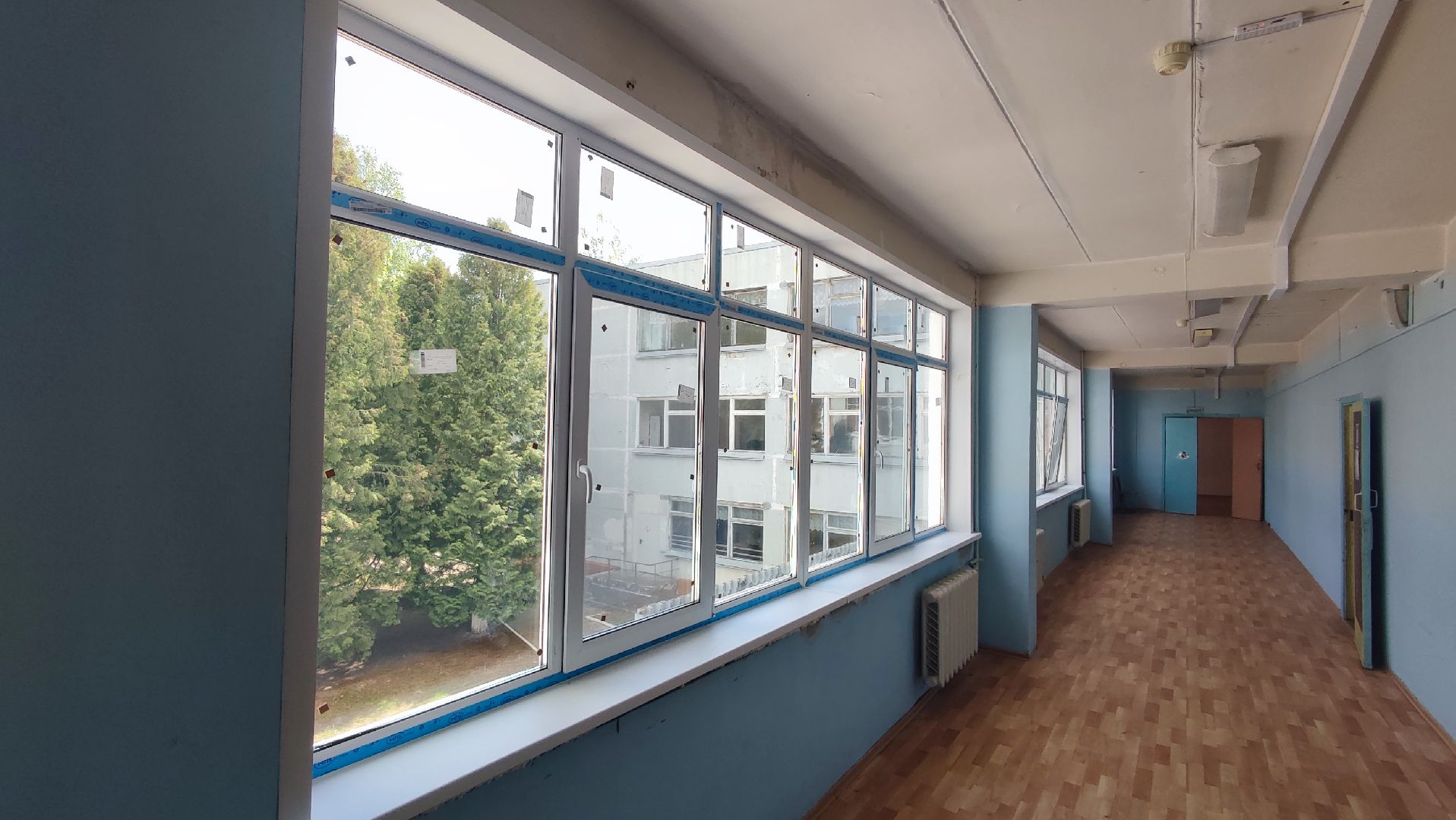 Кашира, школа, окна, ремонт