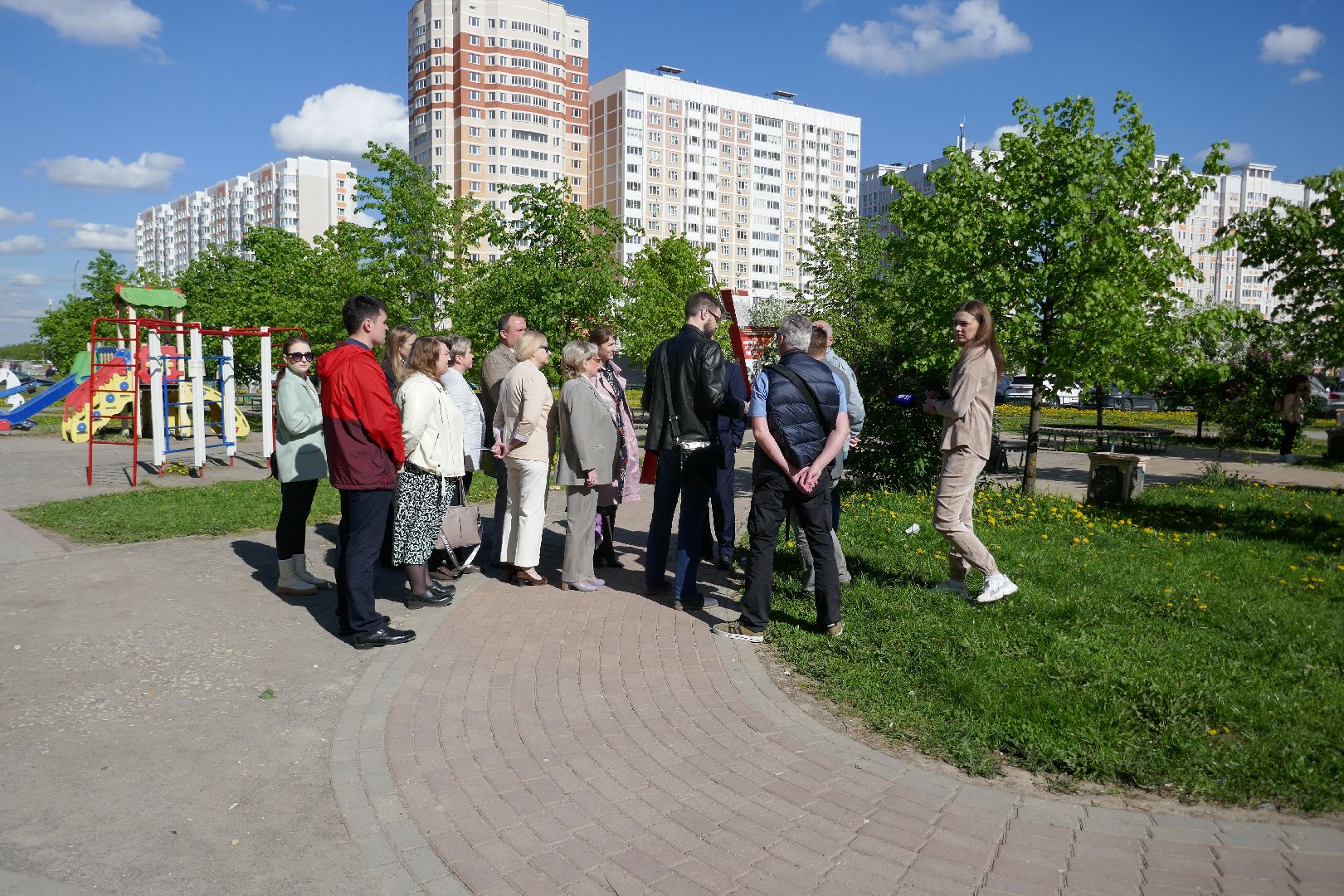 Подольск, благоустройство, бульвар Победы