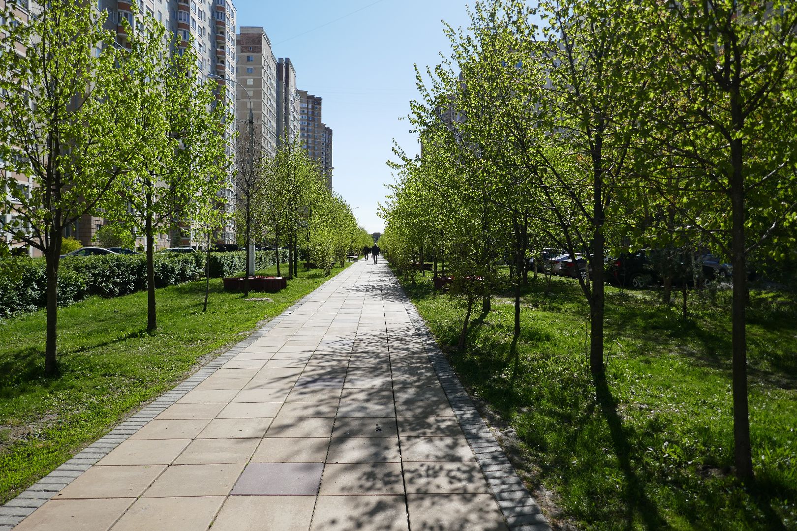 Подольск, благоустройство, бульвар Победы