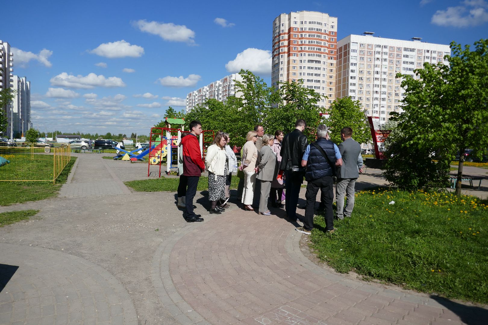 Подольск, благоустройство, бульвар Победы