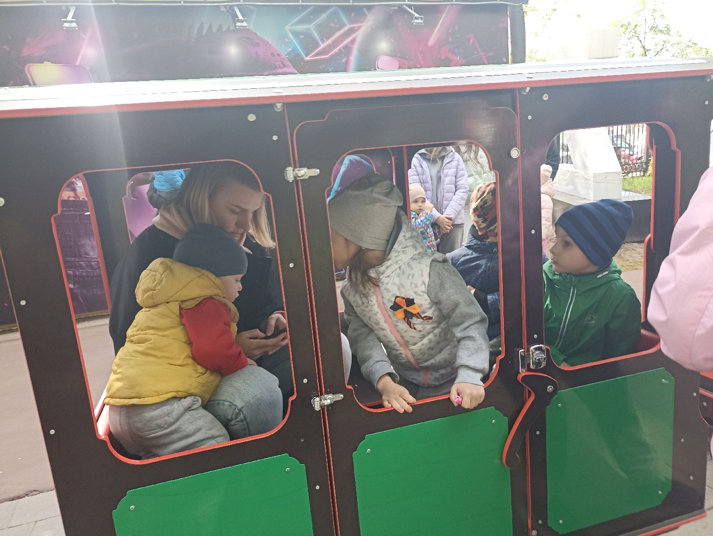 Серпухов, Подмосковье, дети, парк, паровоз