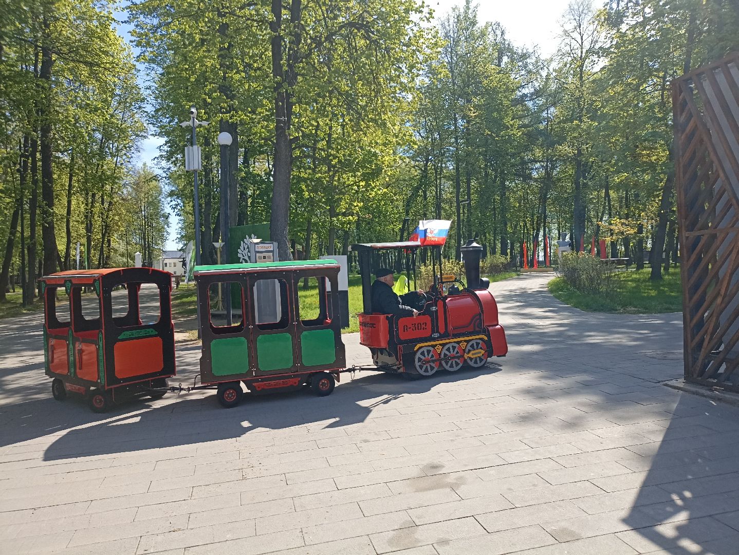 Серпухов, Подмосковье, дети, парк, паровоз