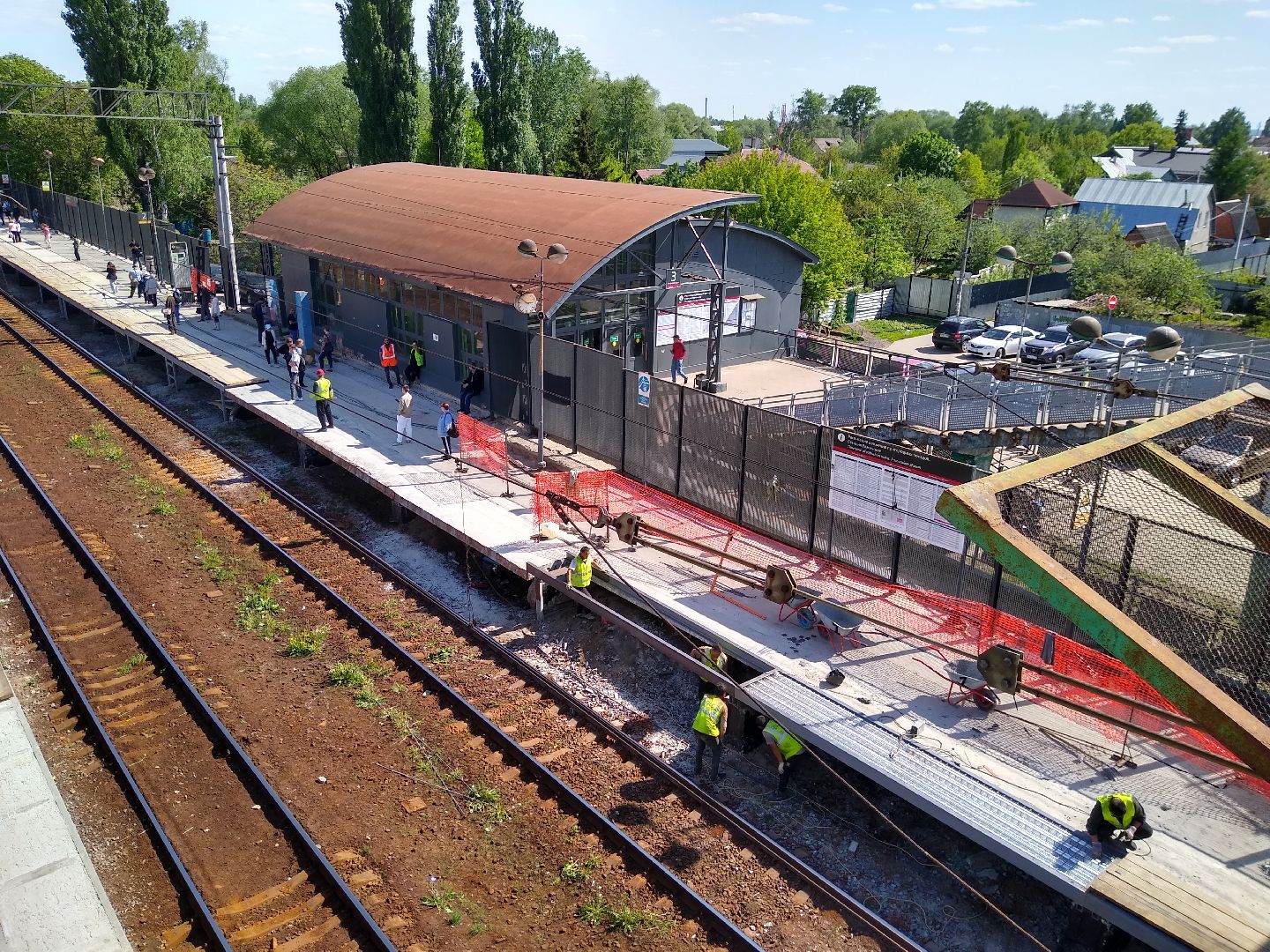 Раменское, транспорт, ремонт железнодорожных платформ