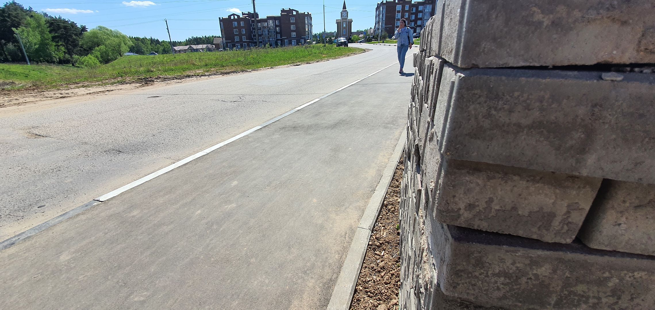 Домодедово Таун, тротуар