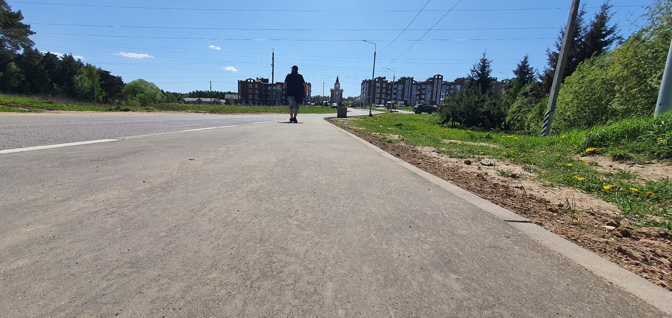 Домодедово Таун, тротуар