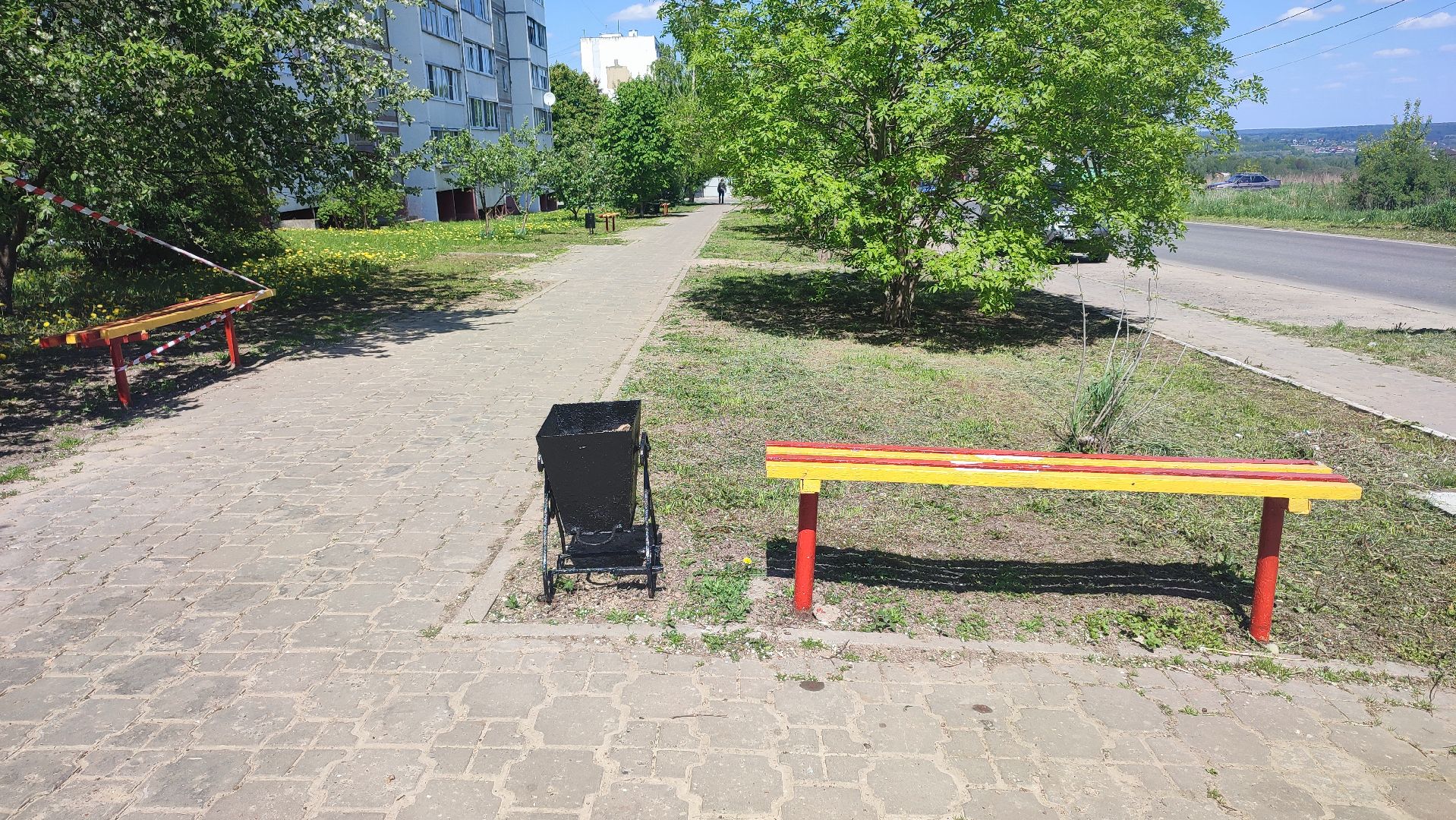 Кашира, ЖКХ, благоустройство, лавки, урны