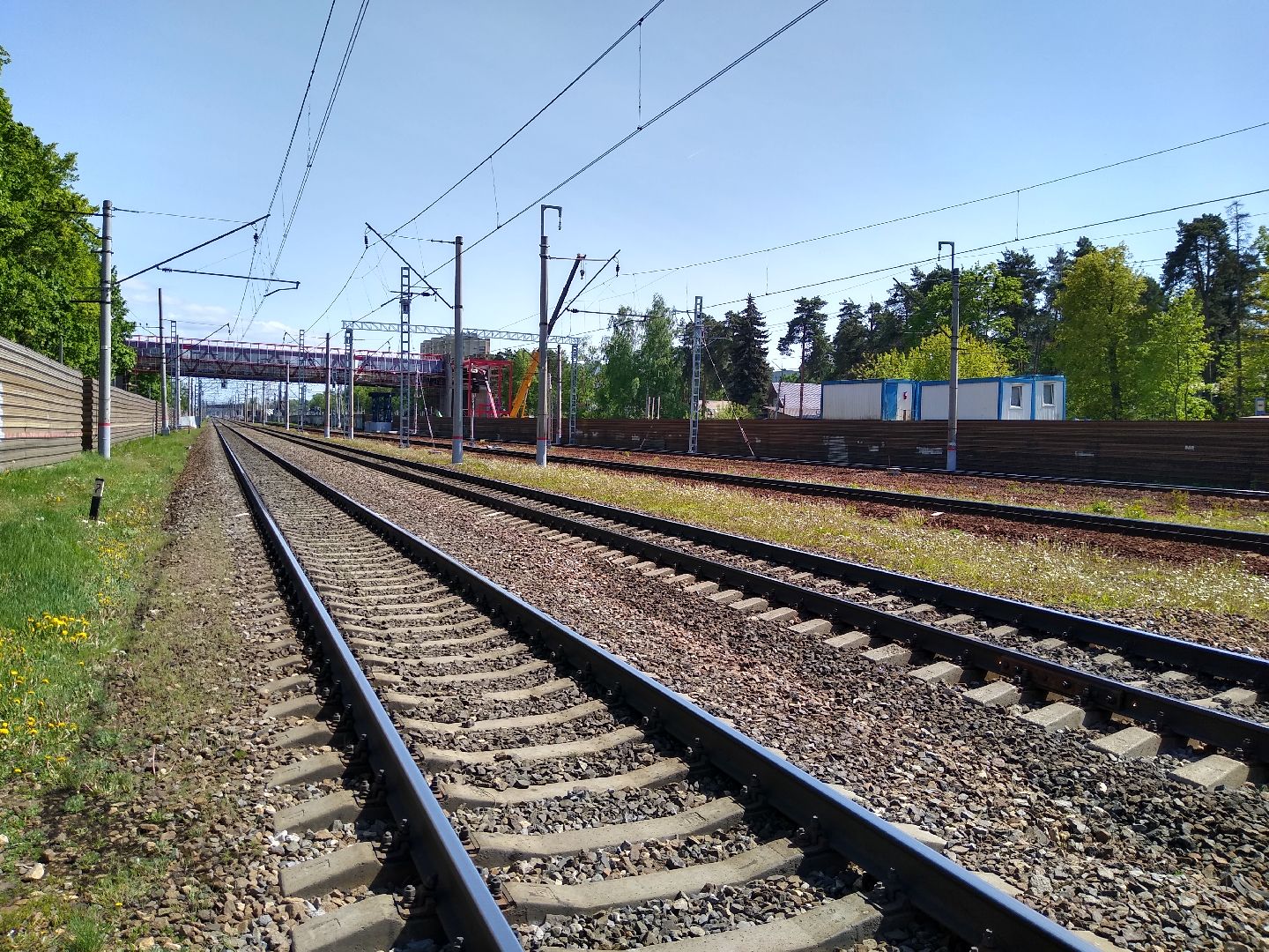 Раменское, транспорт, остекление надземного перехода