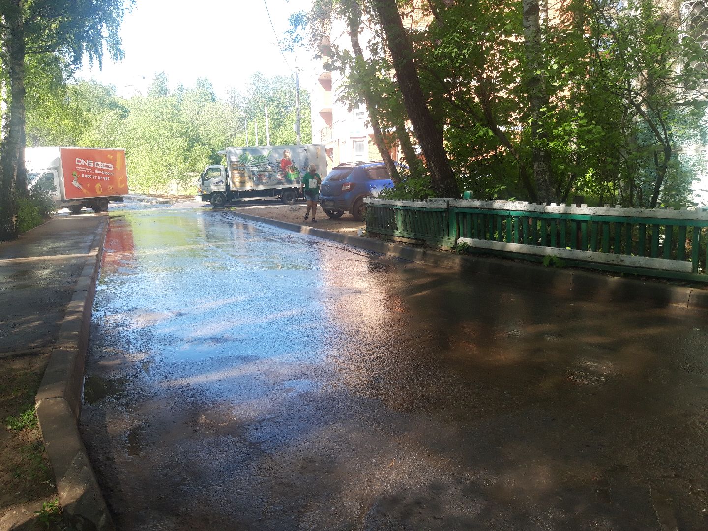 двор, доброе дело,