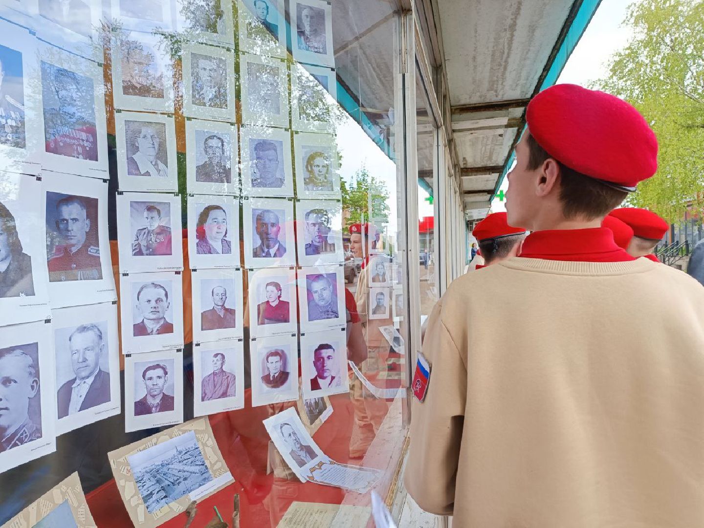 Можайск, Можайский городской округ, Подмосковье, День Победы, выставка, Лица Победы, солдаты, ветераны, Красная армия