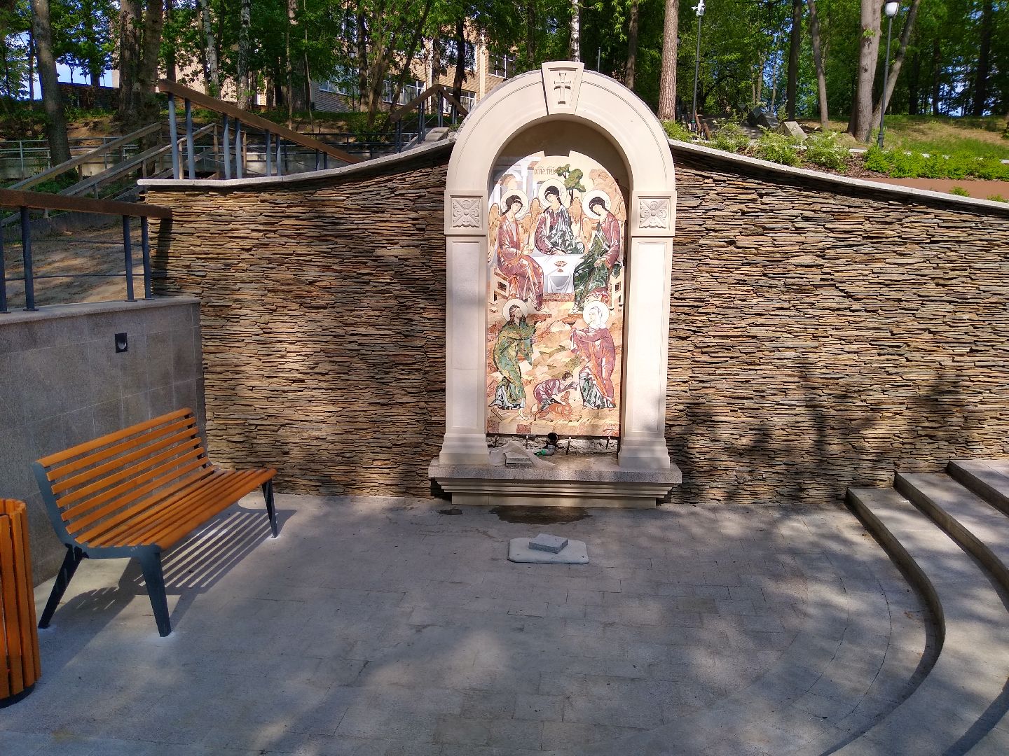 Раменское, благоустройство, парк, Икона Святой Троицы