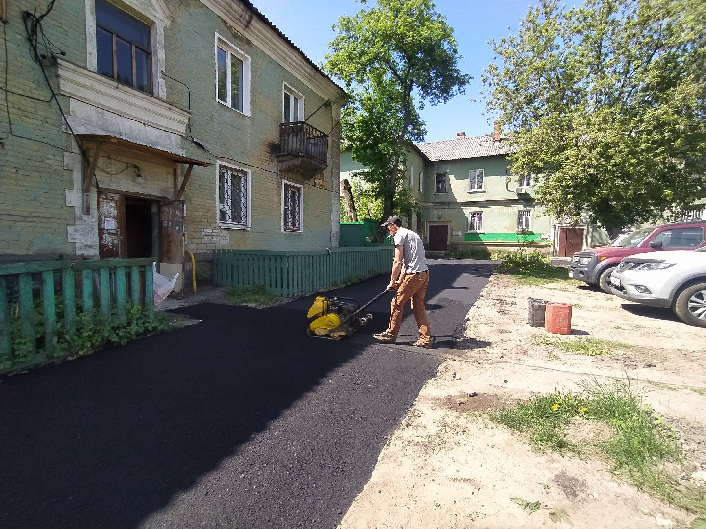 Ямочный ремонт, дорога, асфальт