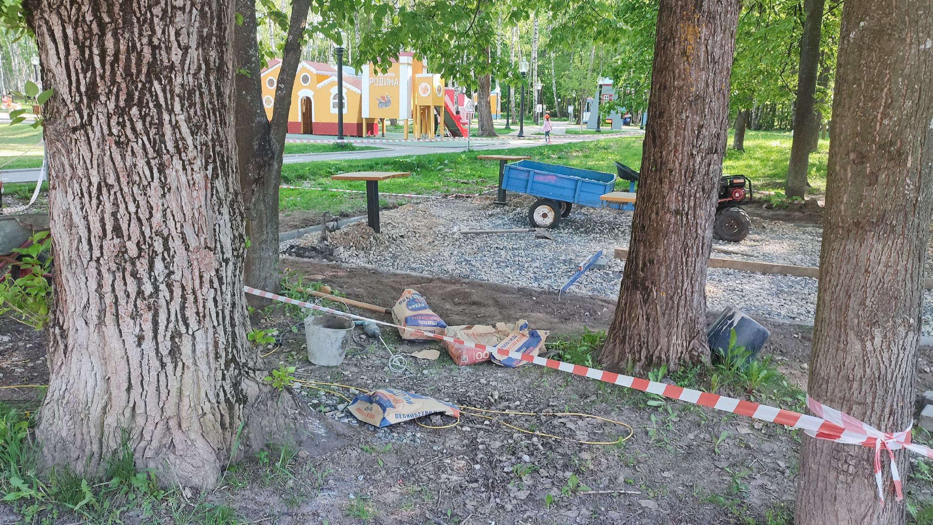 Кашира, парк, шахматы, шашки, благоустройство