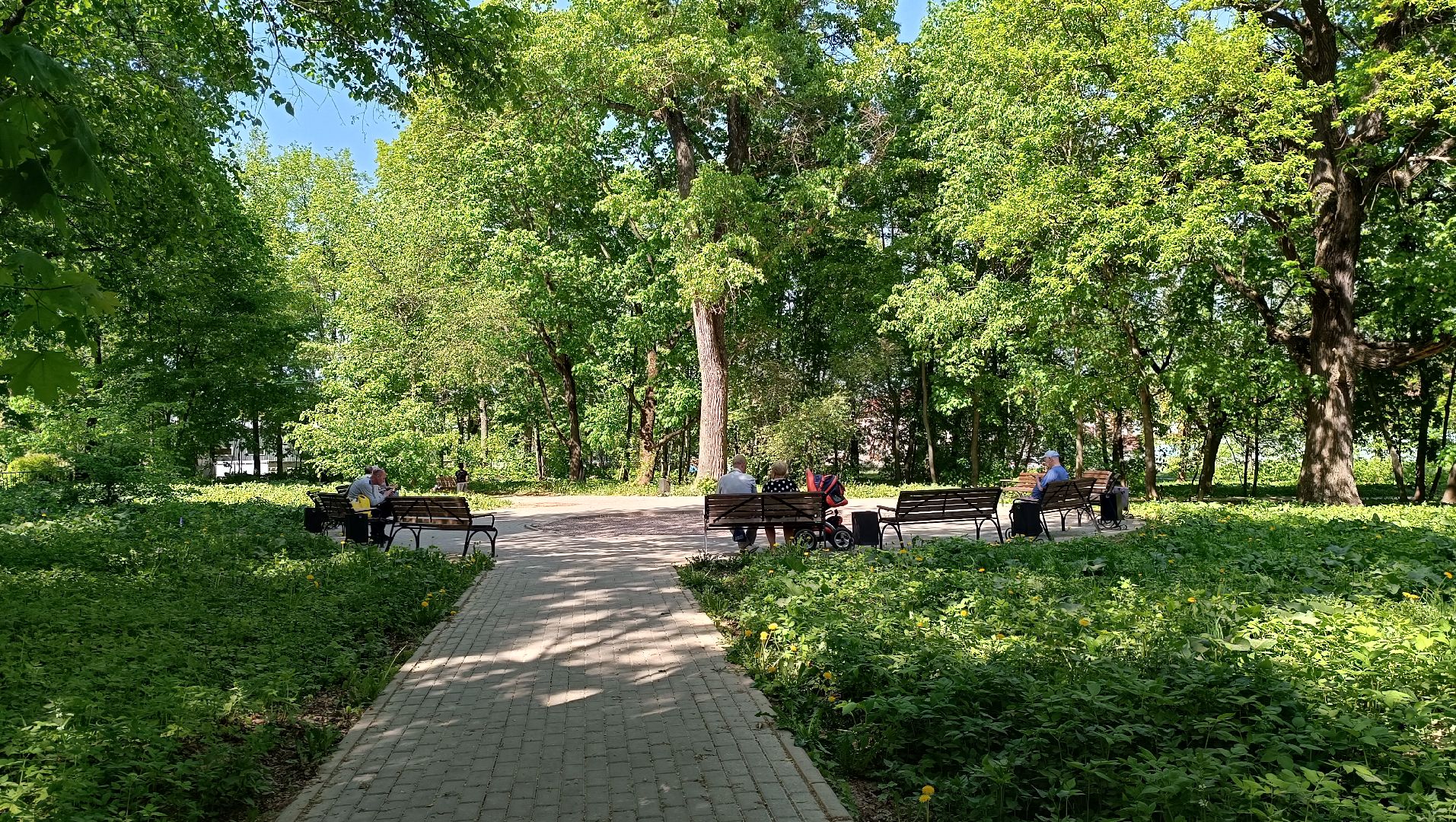 Лобня, благоустройство, сквер