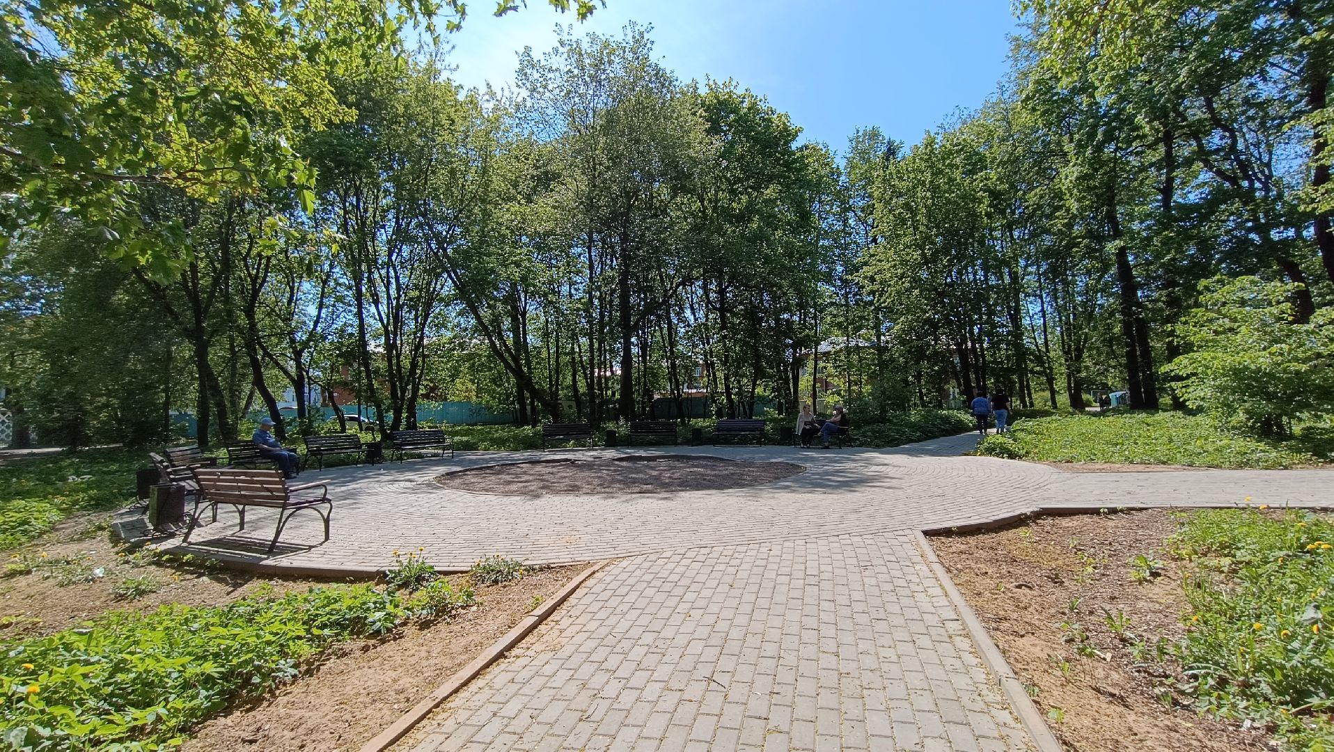 Лобня, благоустройство, сквер