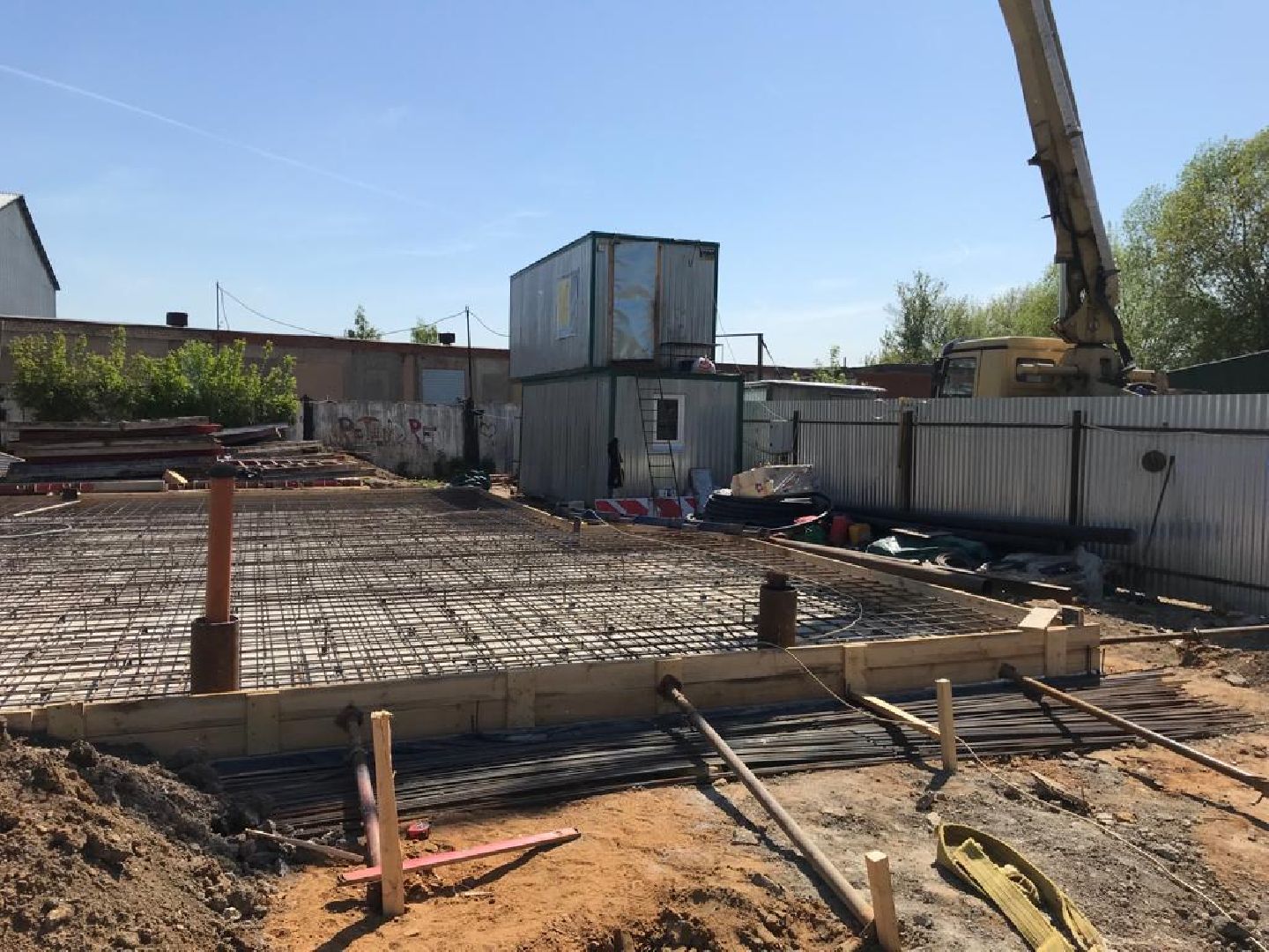 Подольск, котельная, фундамент, строительство