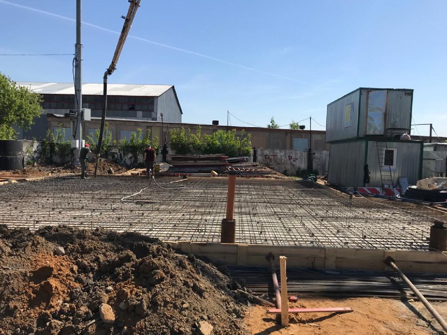 Подольск, котельная, фундамент, строительство