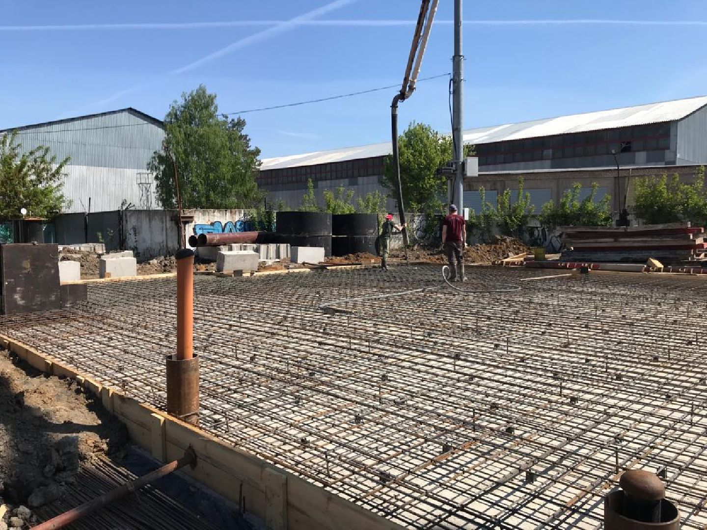 Подольск, котельная, фундамент, строительство