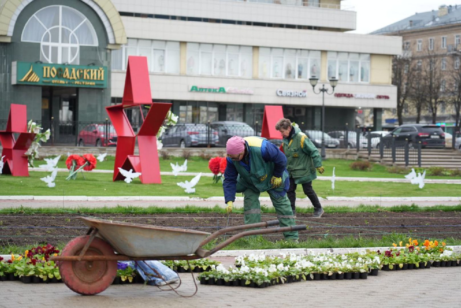 Сергиев Посад, Сергиево-Посадский городской округ, Благоустройство, Цветники, Красота, Города