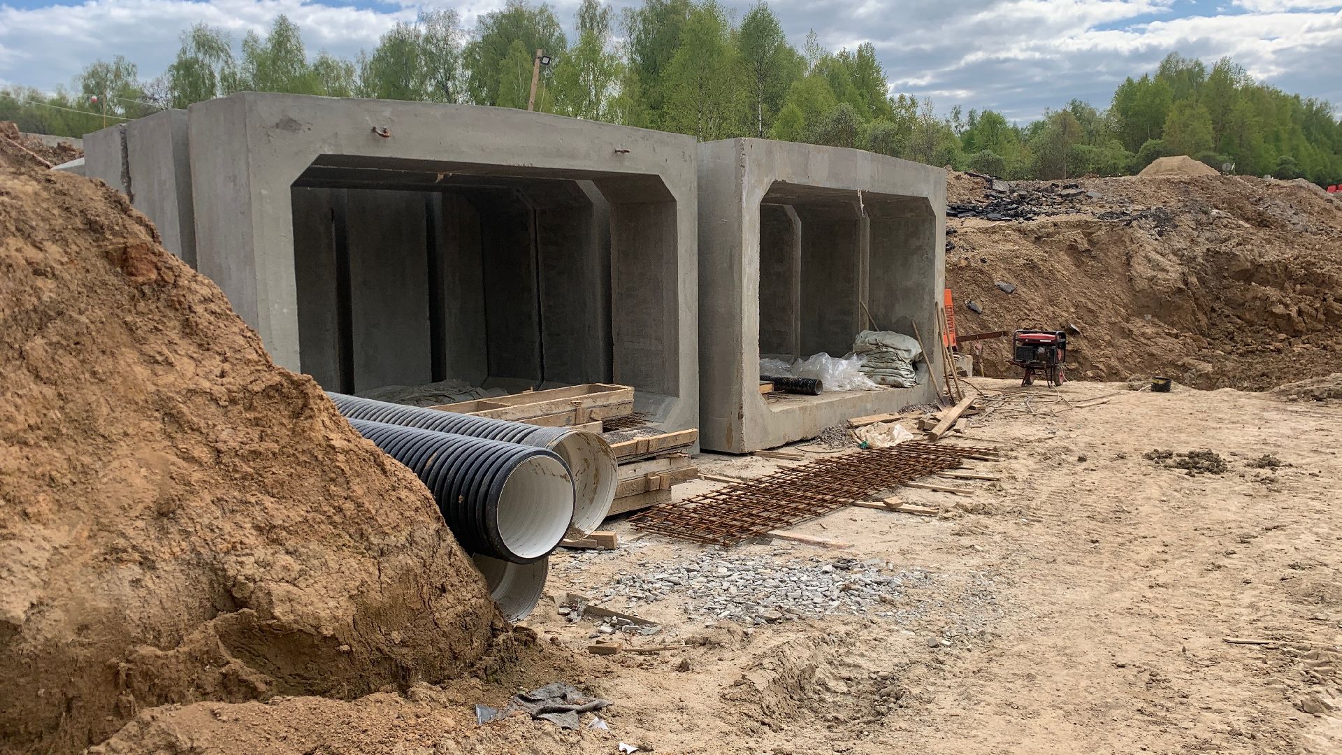 Ступино, Матюково, ремонт, ручей